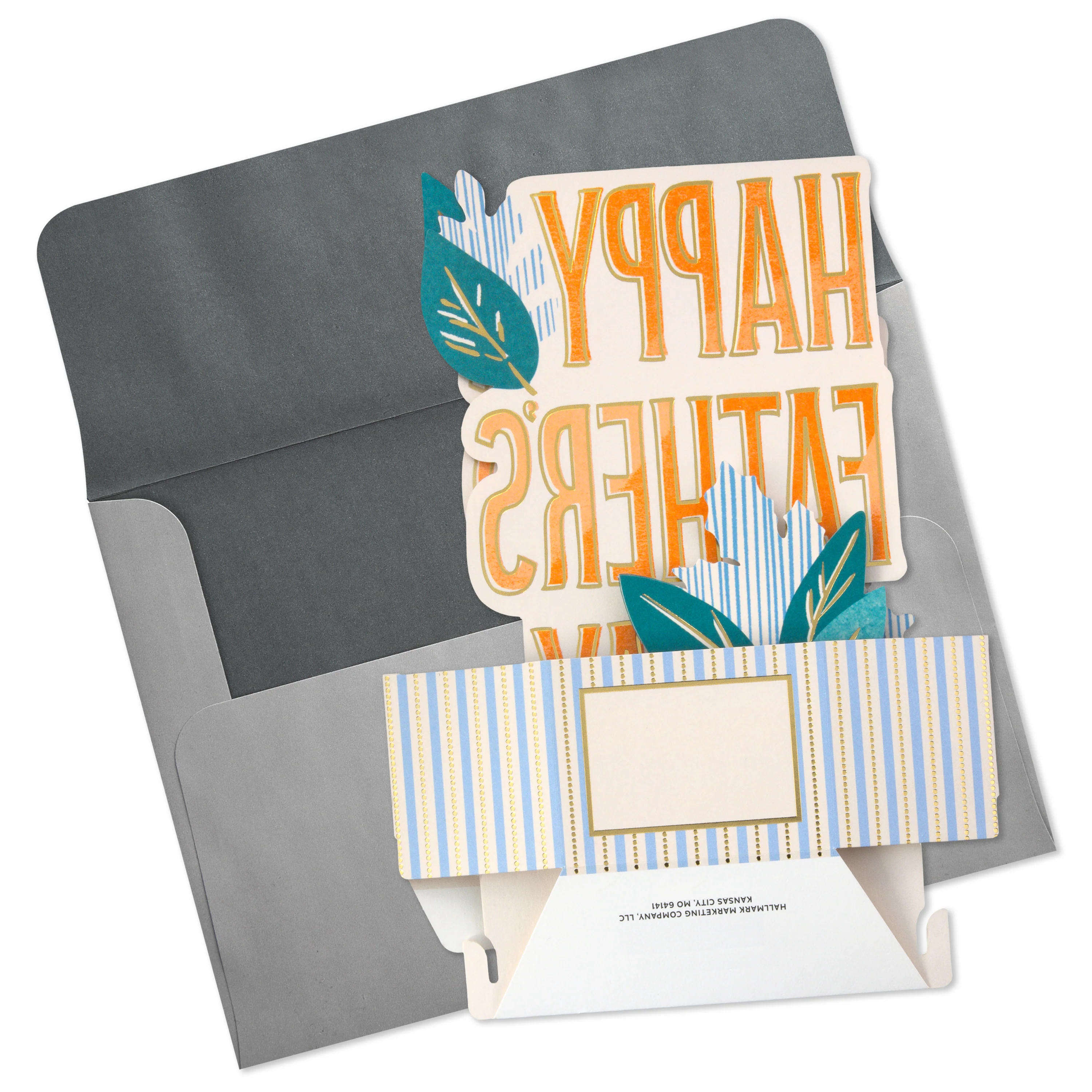 Paper Wonder Father's Day Card - 3D Pop-Up Leaves & Letters Design - Image 5