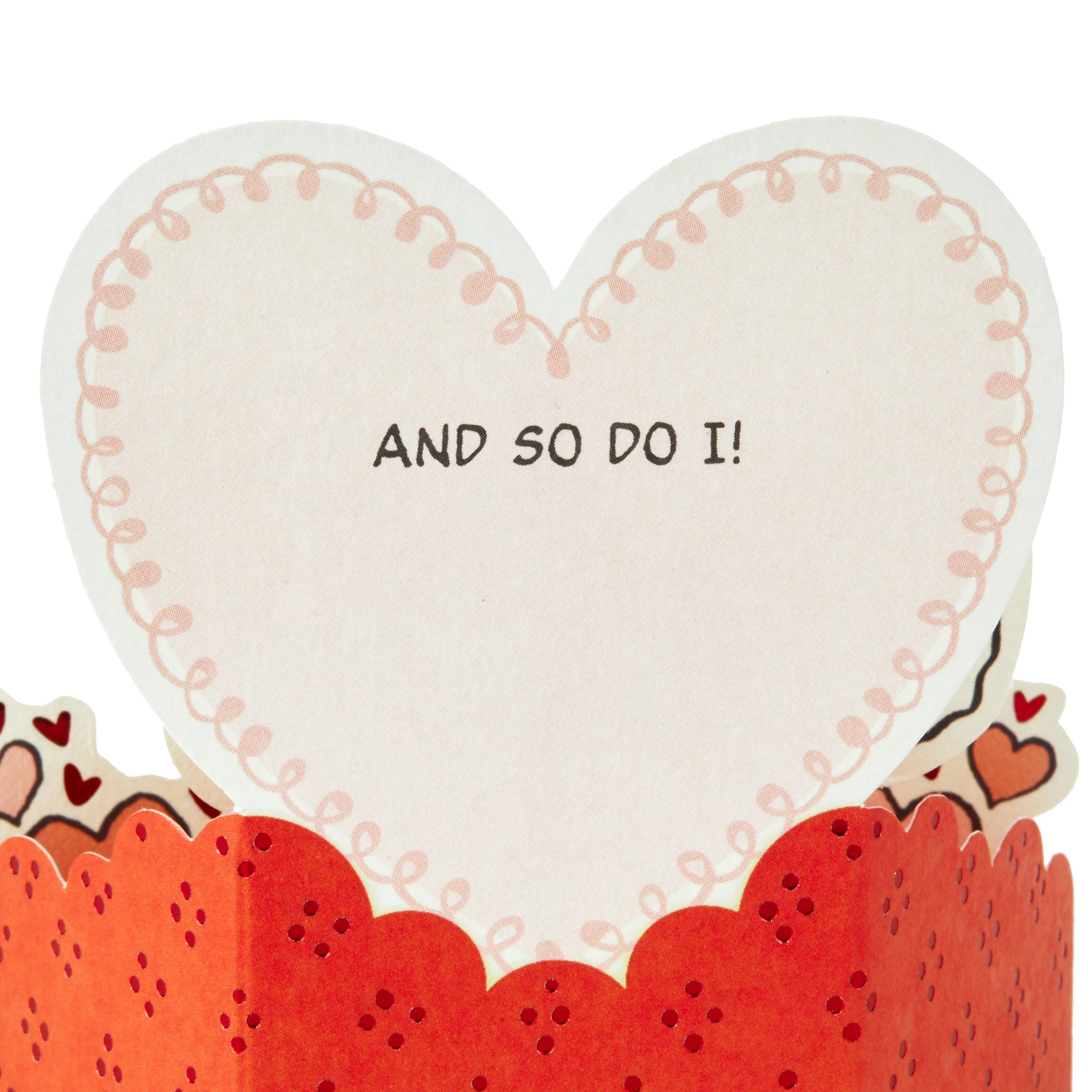 Paper Wonder Mini Valentine's Day Card - 3D Red SNOOPY & WOODSTOCK Design - Image 5