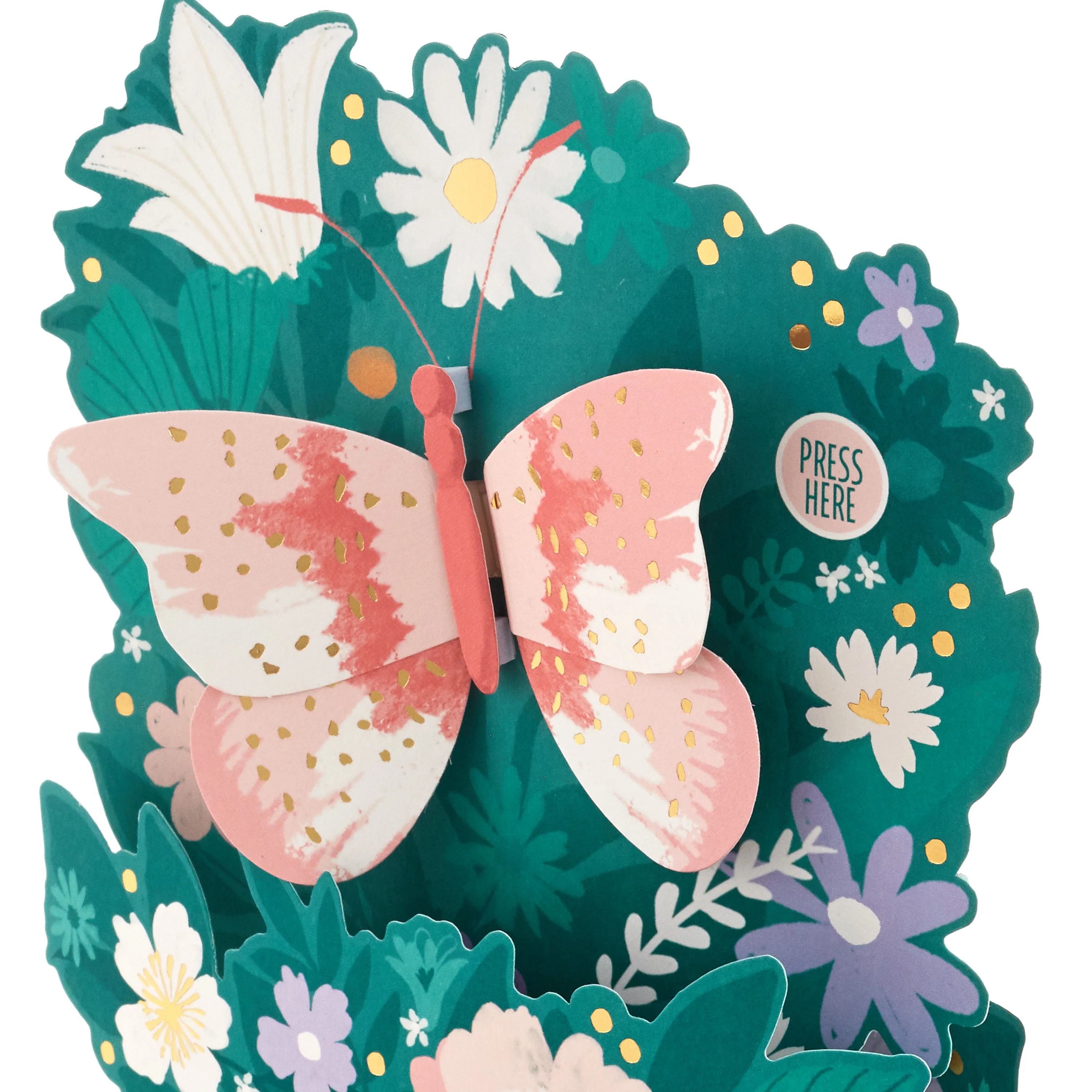 Paper Wonder Music & Motion 3D Pop-Up Butterfly Plant Mother's Day Card - Image 2