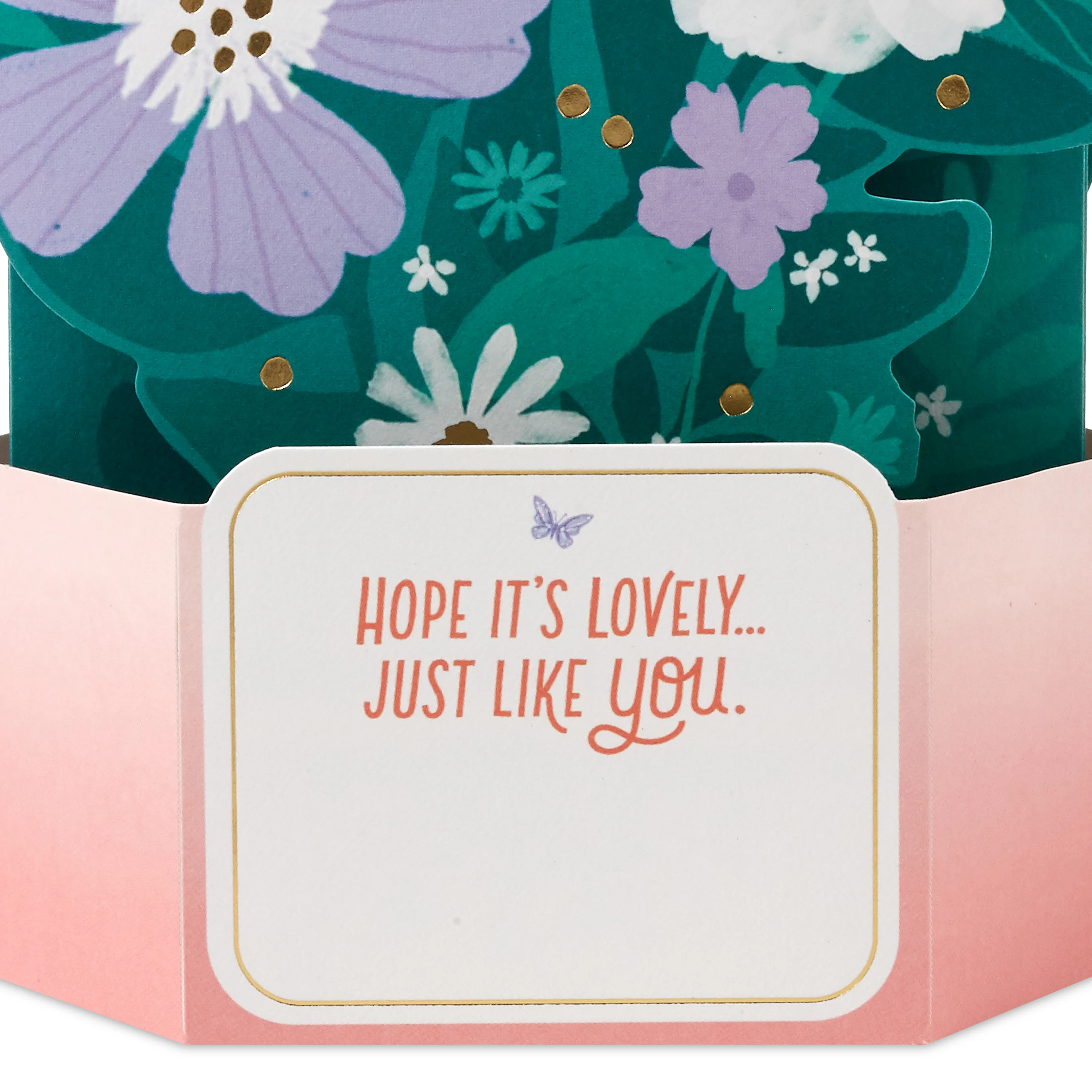 Paper Wonder Music & Motion 3D Pop-Up Butterfly Plant Mother's Day Card - Image 4