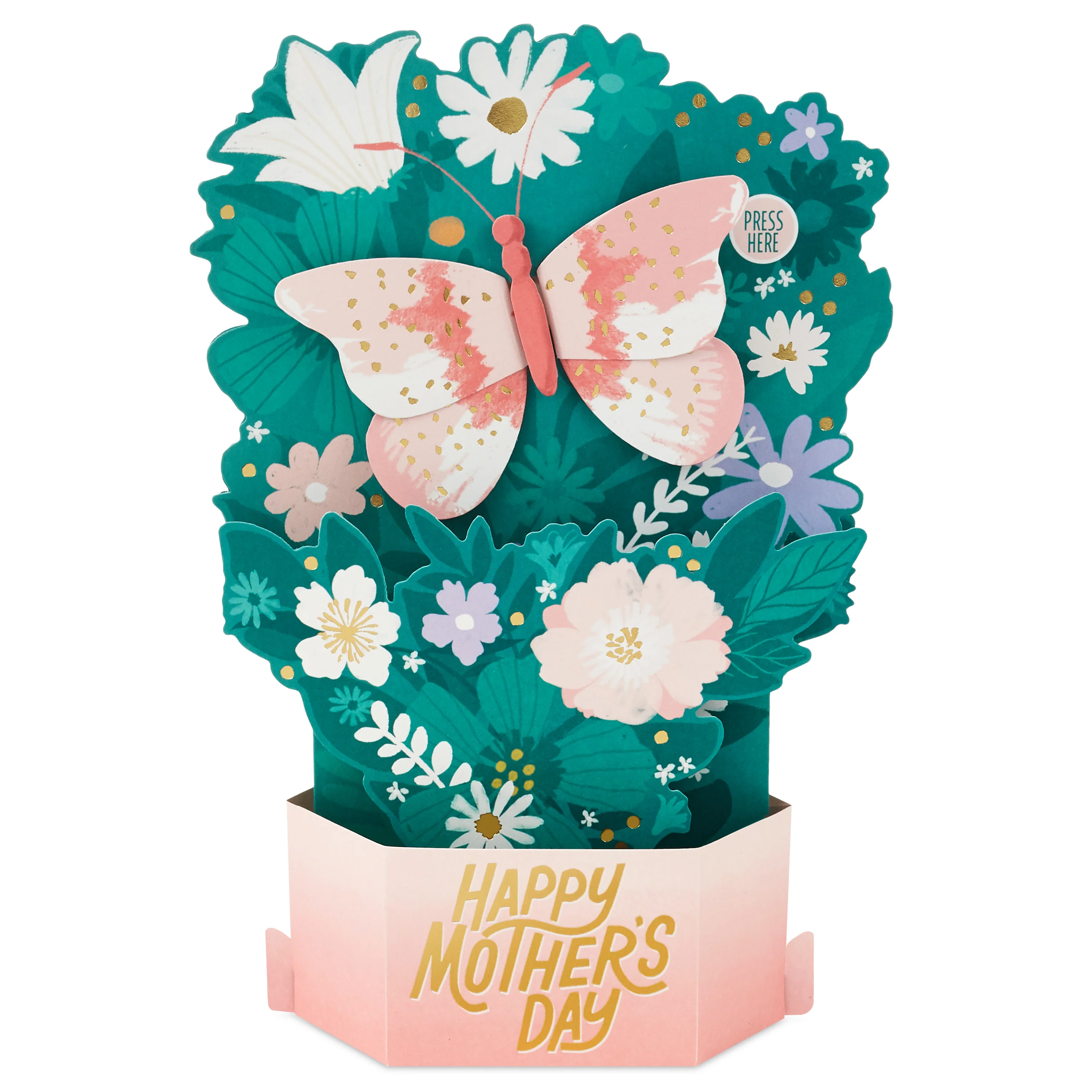 Paper Wonder Music & Motion 3D Pop-Up Butterfly Plant Mother's Day Card - Image 7