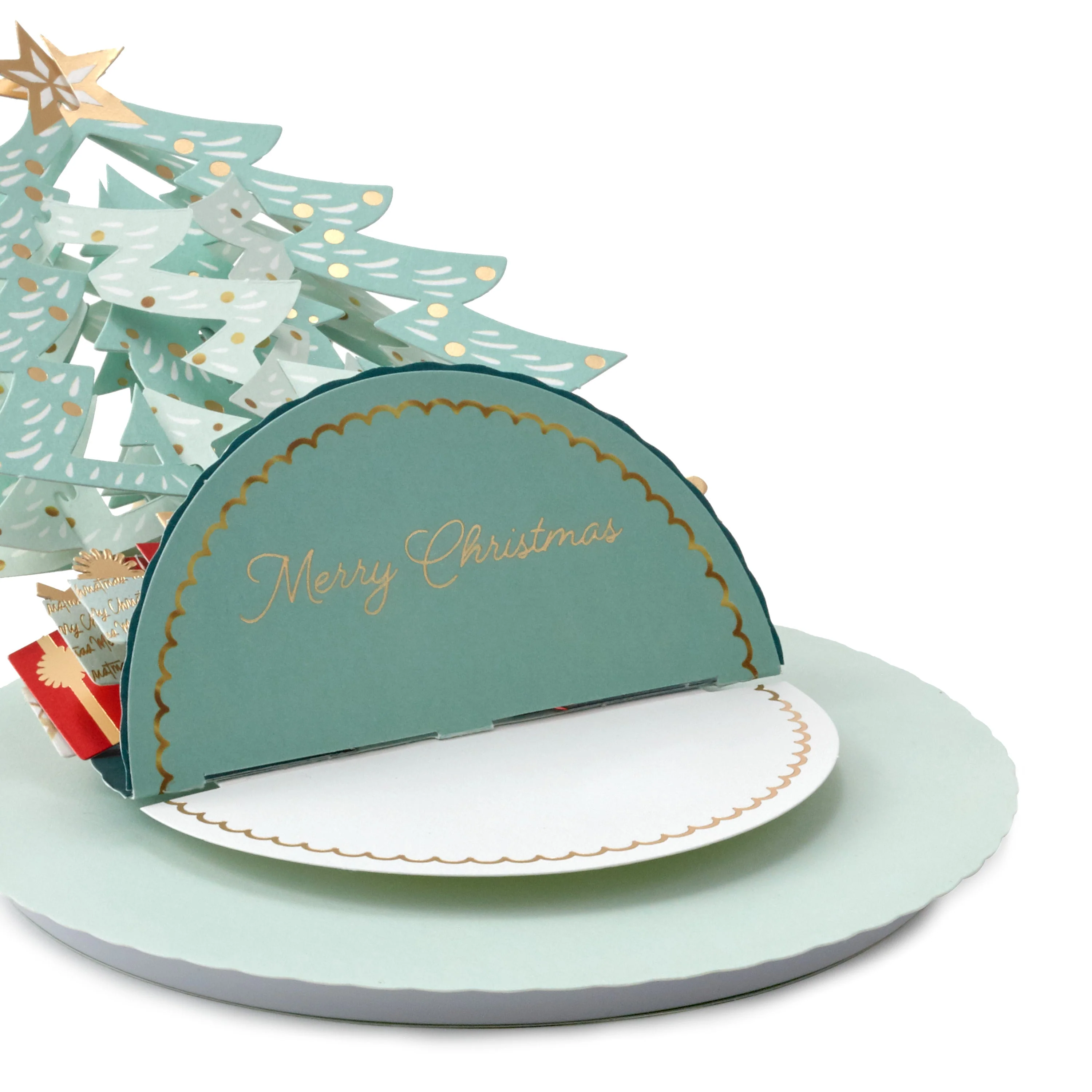 Paper Wonder Music & Motion 3D Pop-Up Tree & Presents Christmas Card - Image 6