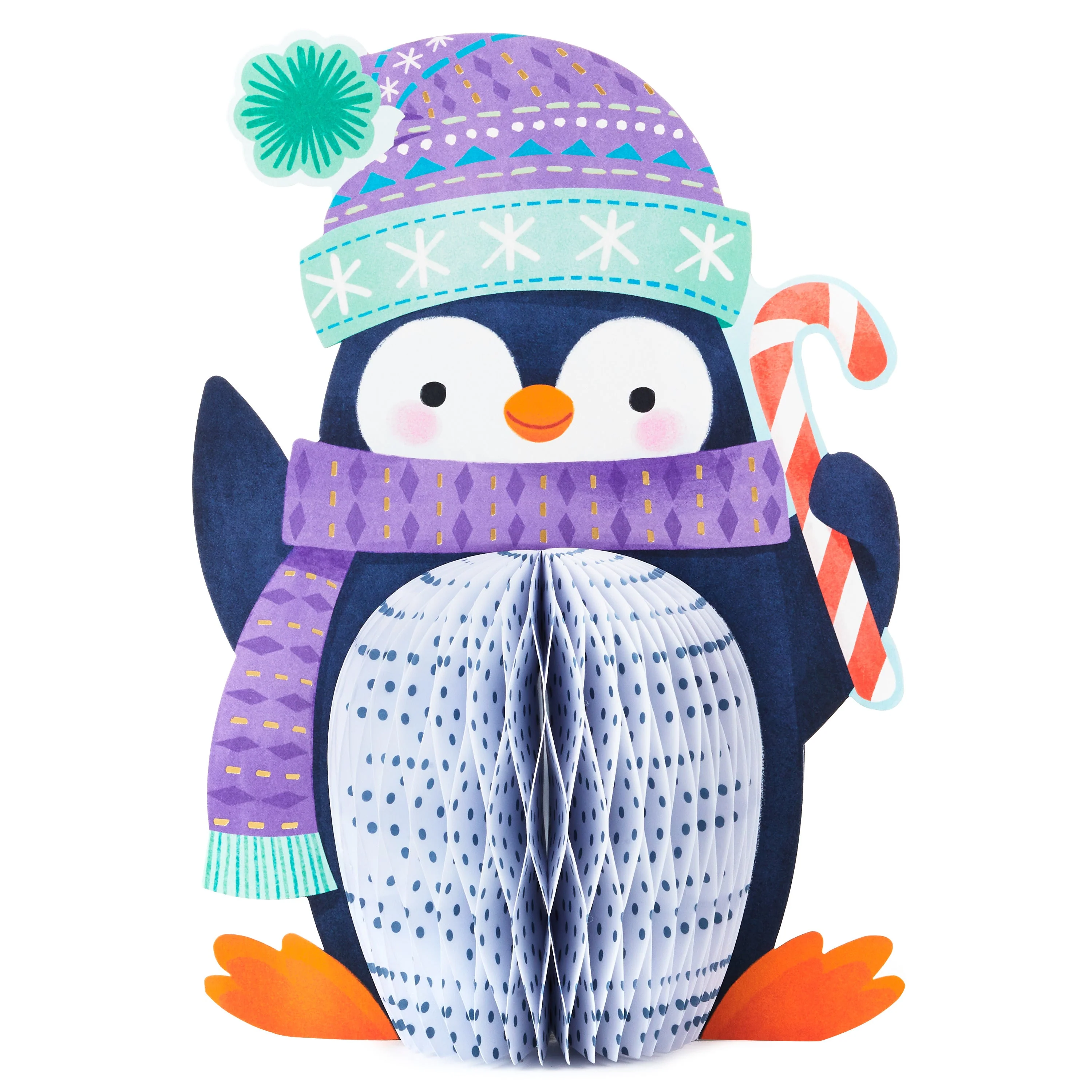 Paper Wonder Penguin 3D Pop Up Christmas Card