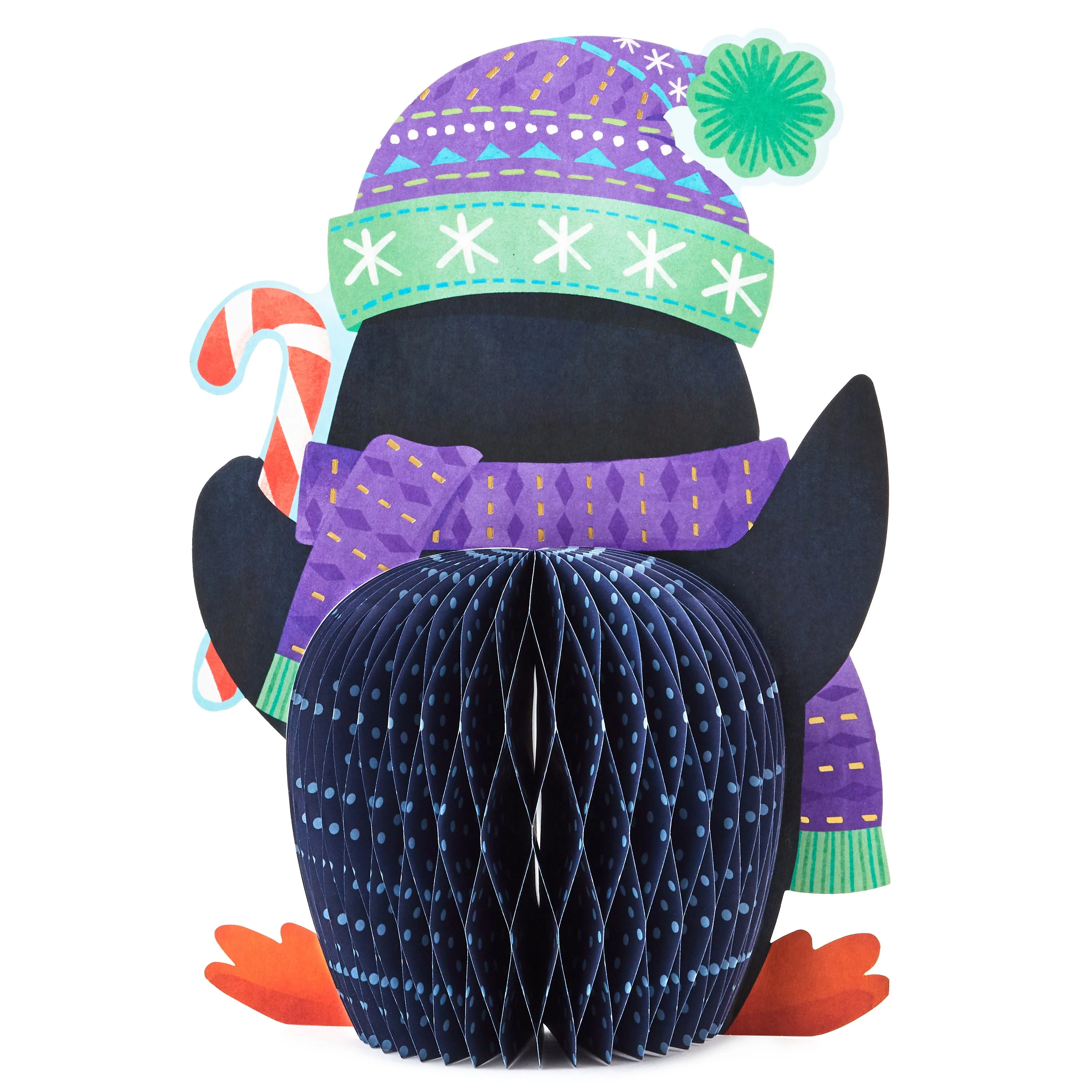 Paper Wonder Penguin 3D Pop Up Christmas Card - Image 7