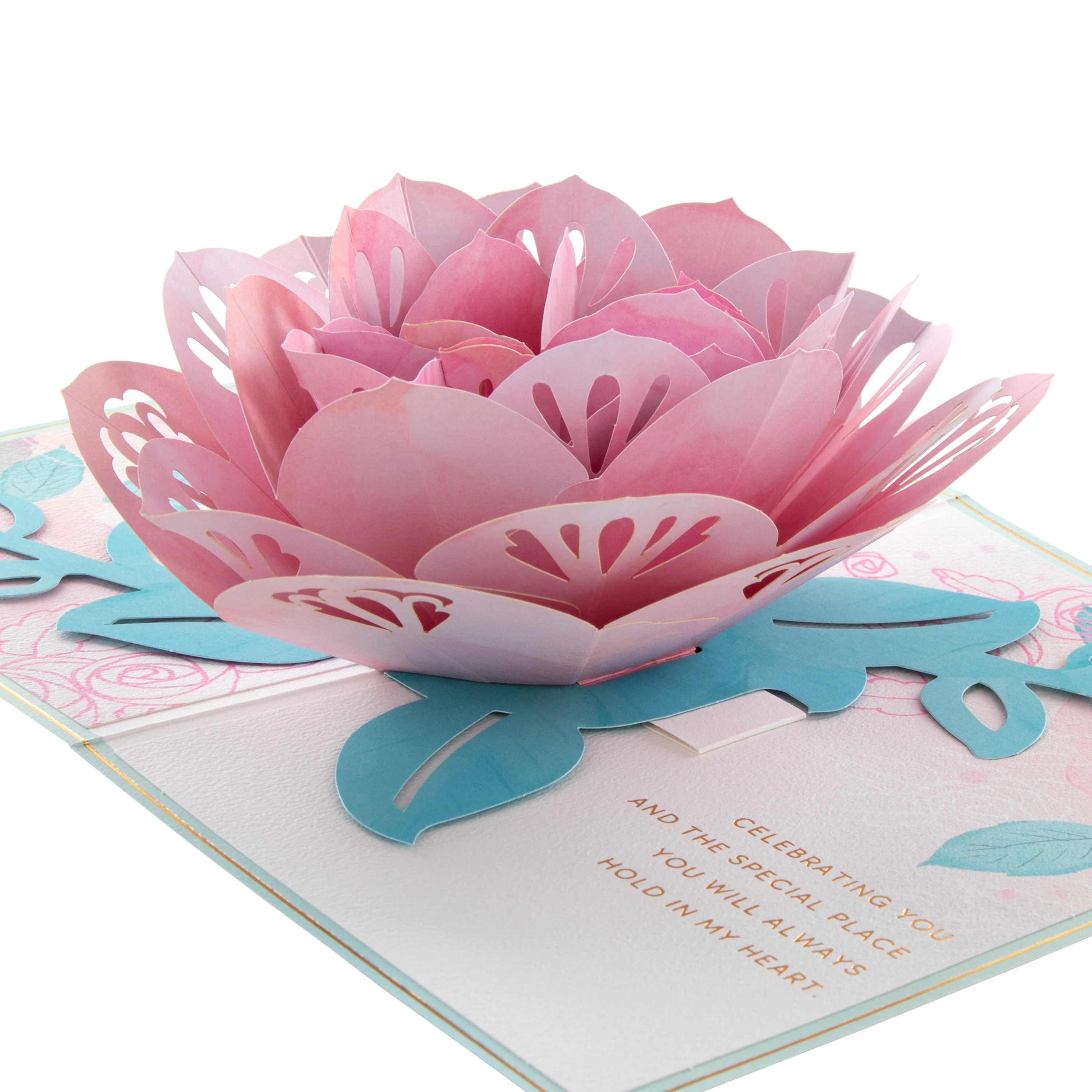 Paper Wonder Signature Collection 3D Pop-Up Flower Card for Her - Image 4