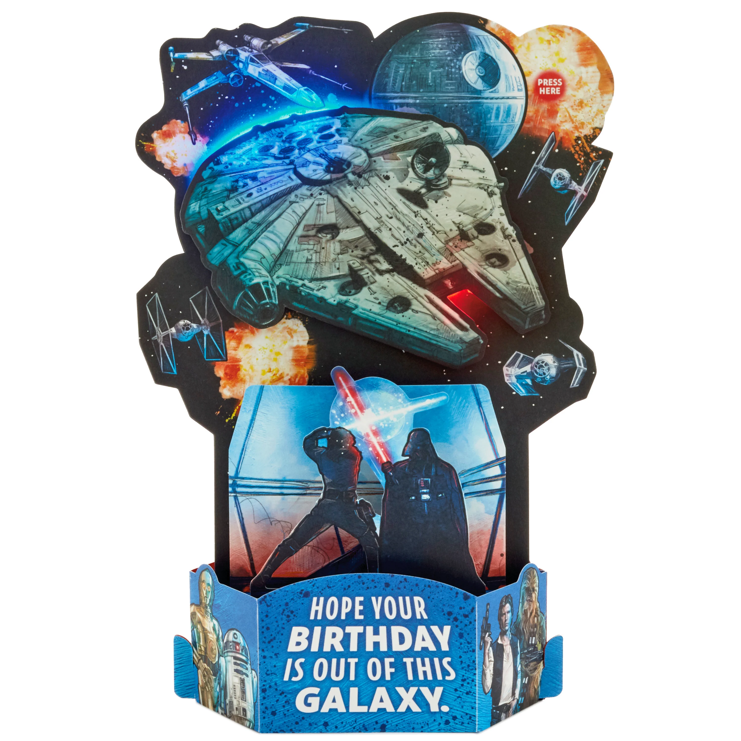 Paper Wonder STAR WARS™️ Light & Music 3D Pop-Up Birthday Card - Image 4