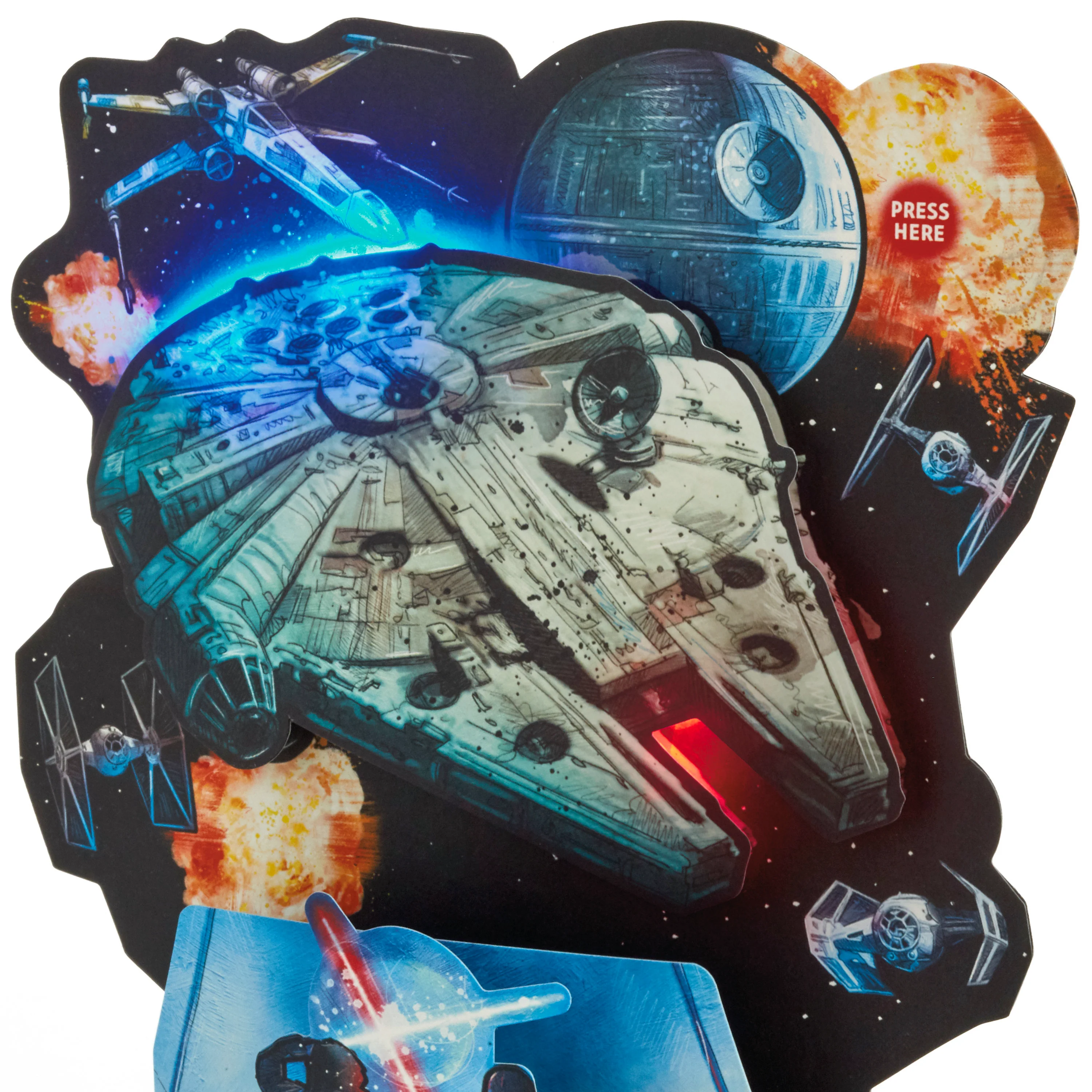Paper Wonder STAR WARS™️ Light & Music 3D Pop-Up Birthday Card - Image 5