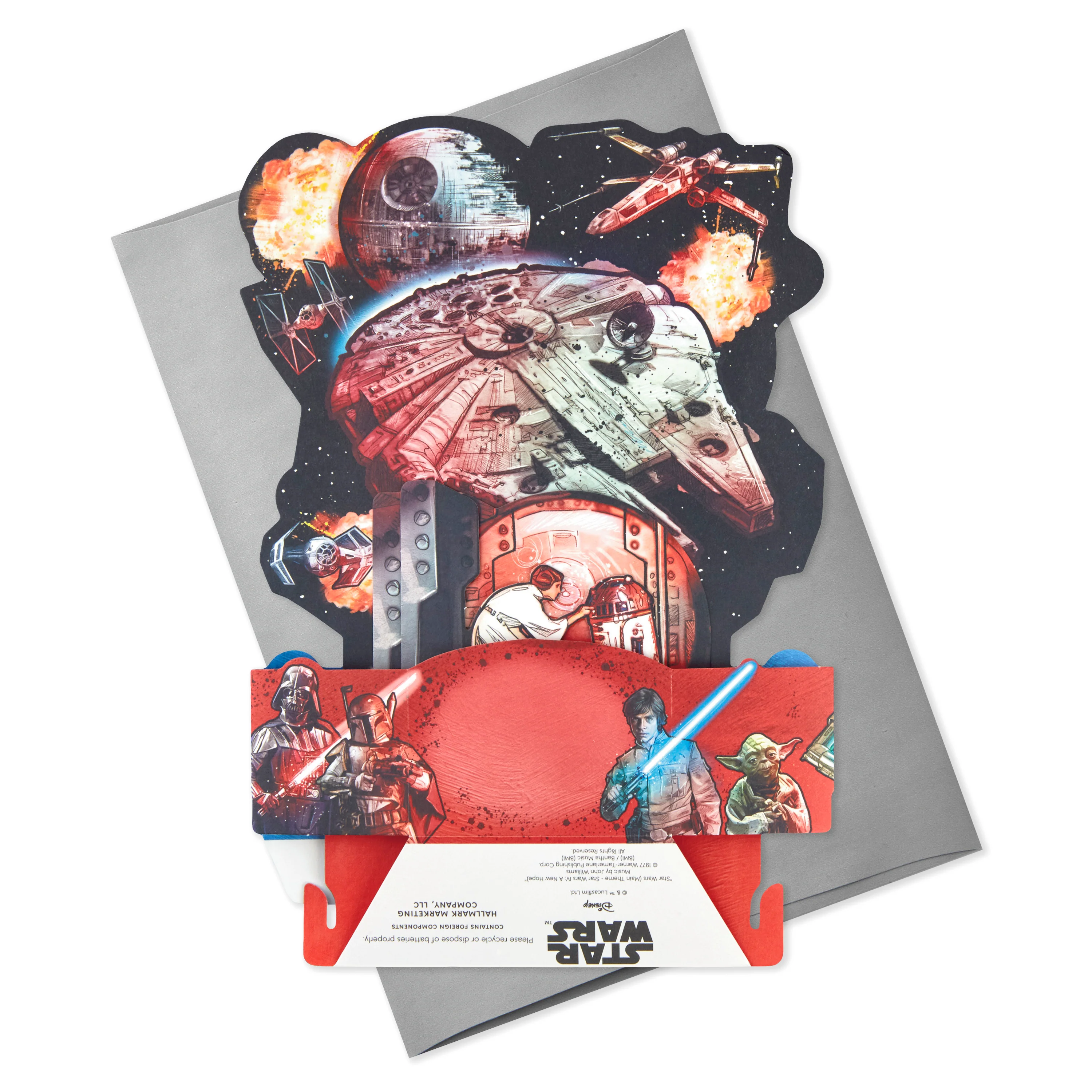 Paper Wonder STAR WARS™️ Light & Music 3D Pop-Up Birthday Card - Image 8