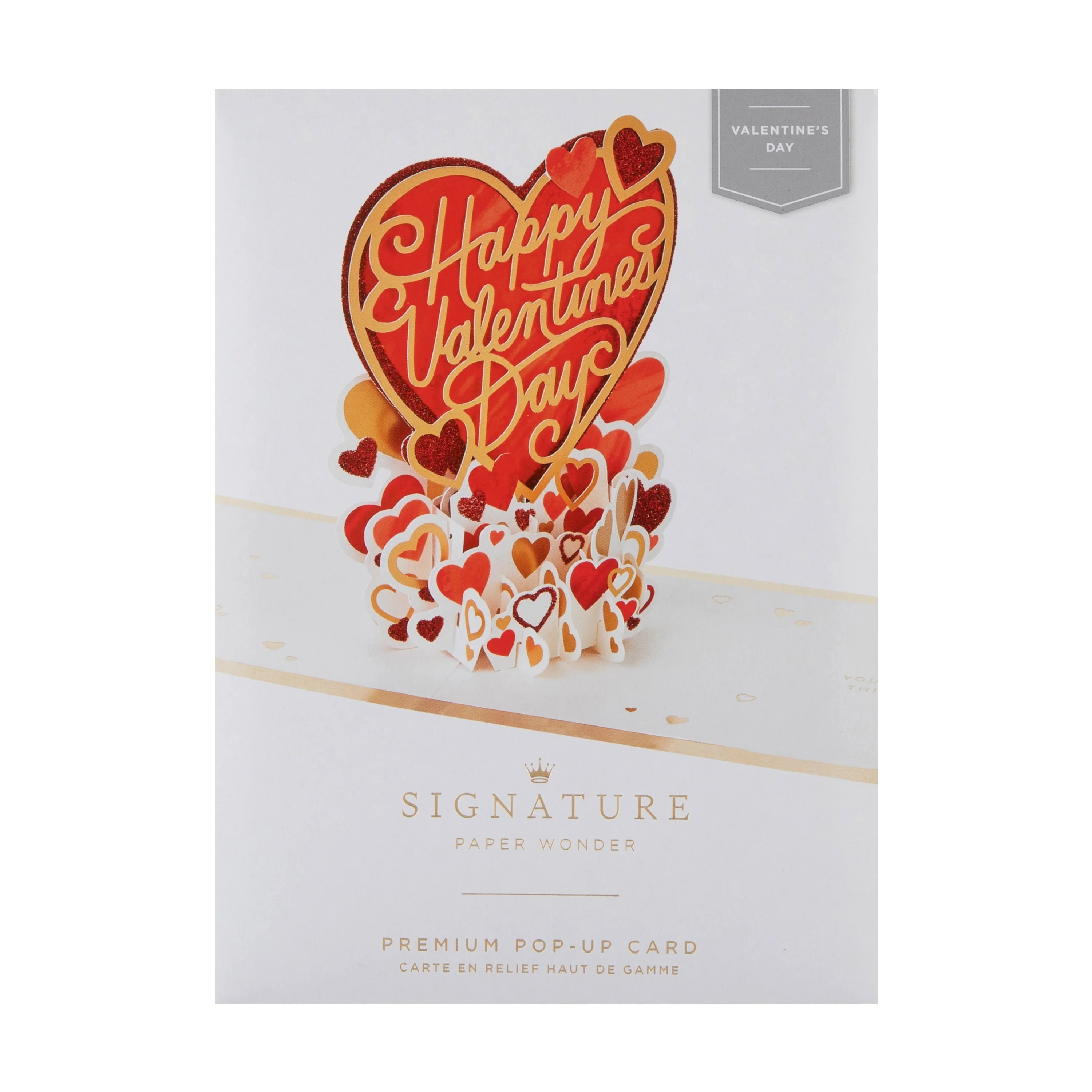 Paper Wonder Valentine's Day Card - 3D Heart Display Design - Image 8