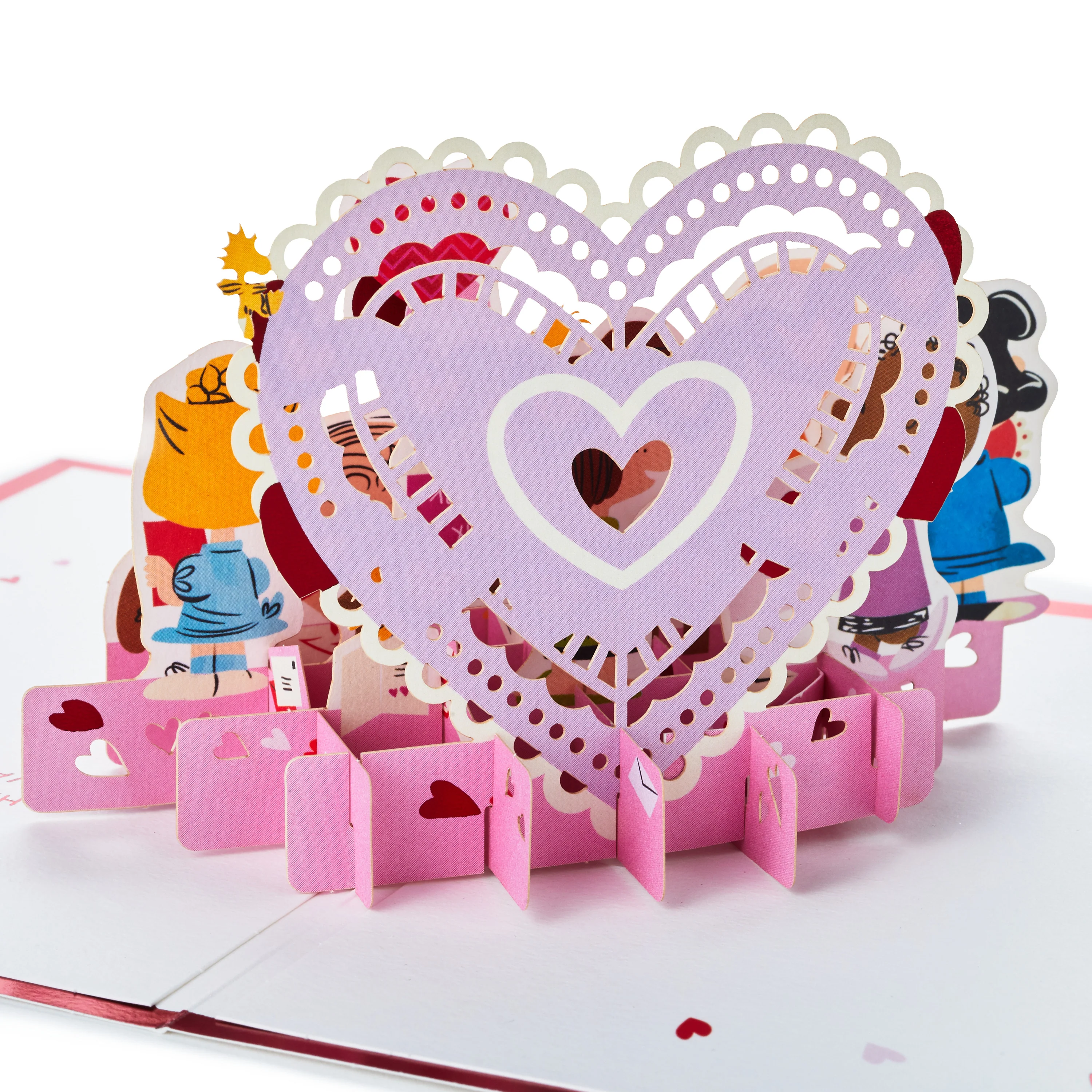 Paper Wonder Valentine's Day Card - 3D Pop-Up PEANUTS™ SNOOPY & Friends Design - Image 5