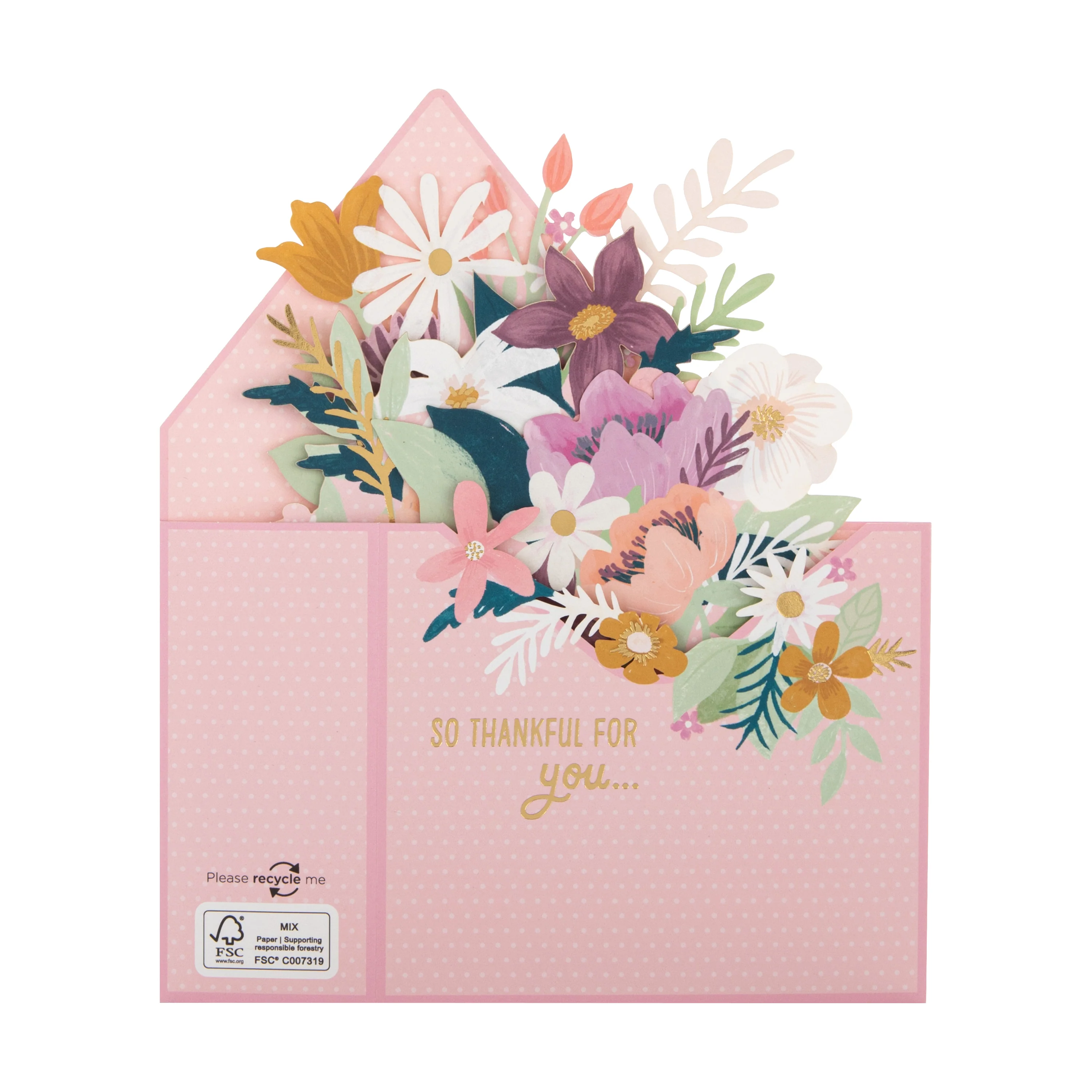 Paper Wonder 3D Pop-Up Flower Filled Envelope Mother's Day Card - Image 7