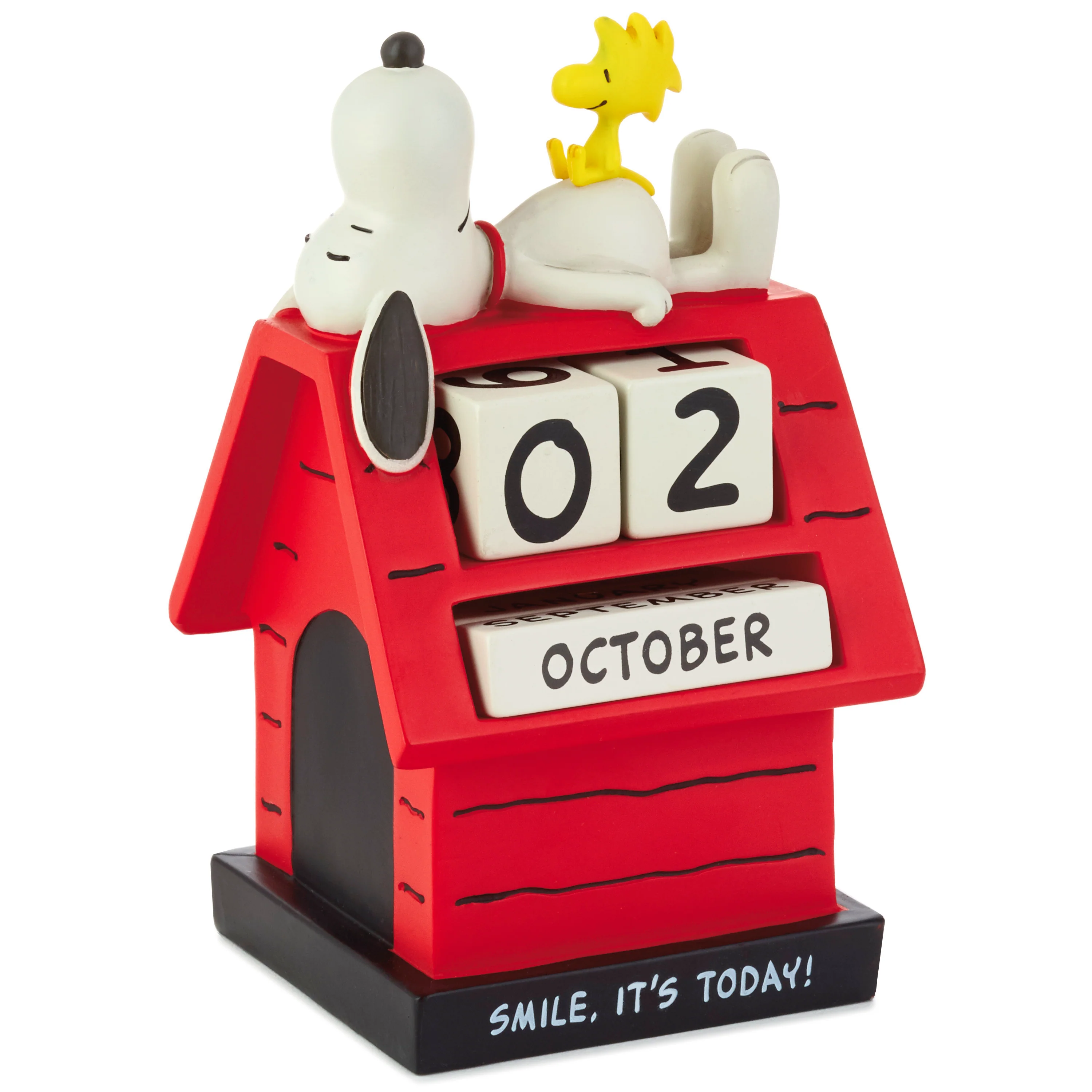 PEANUTS™ SNOOPY & WOODSTOCK Perpetual Doghouse Calendar
