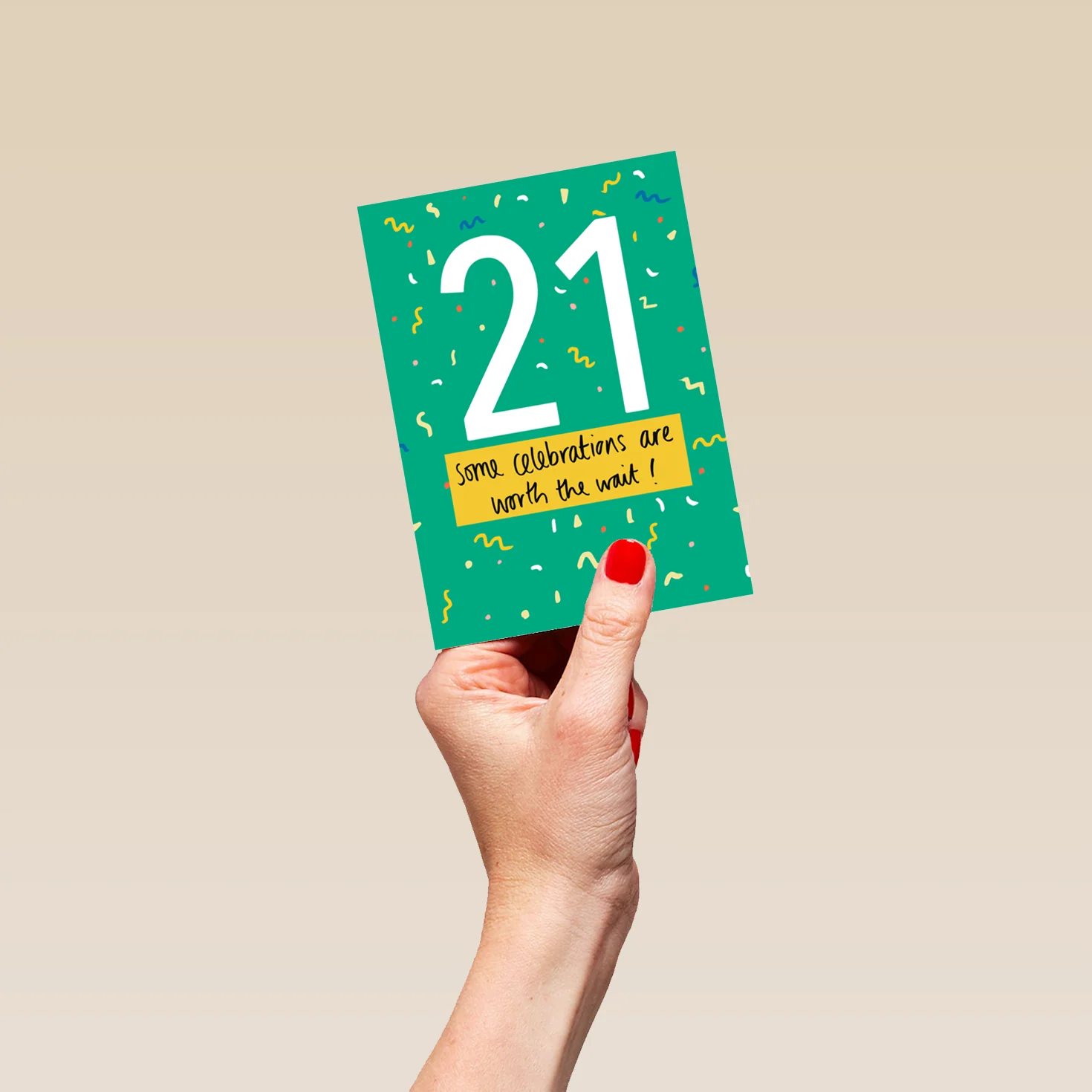 Personalised 21st Birthday Celebration Card - Image 4