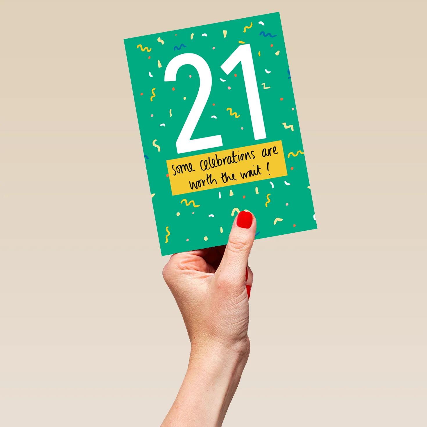 Personalised 21st Birthday Celebration Card - Image 5