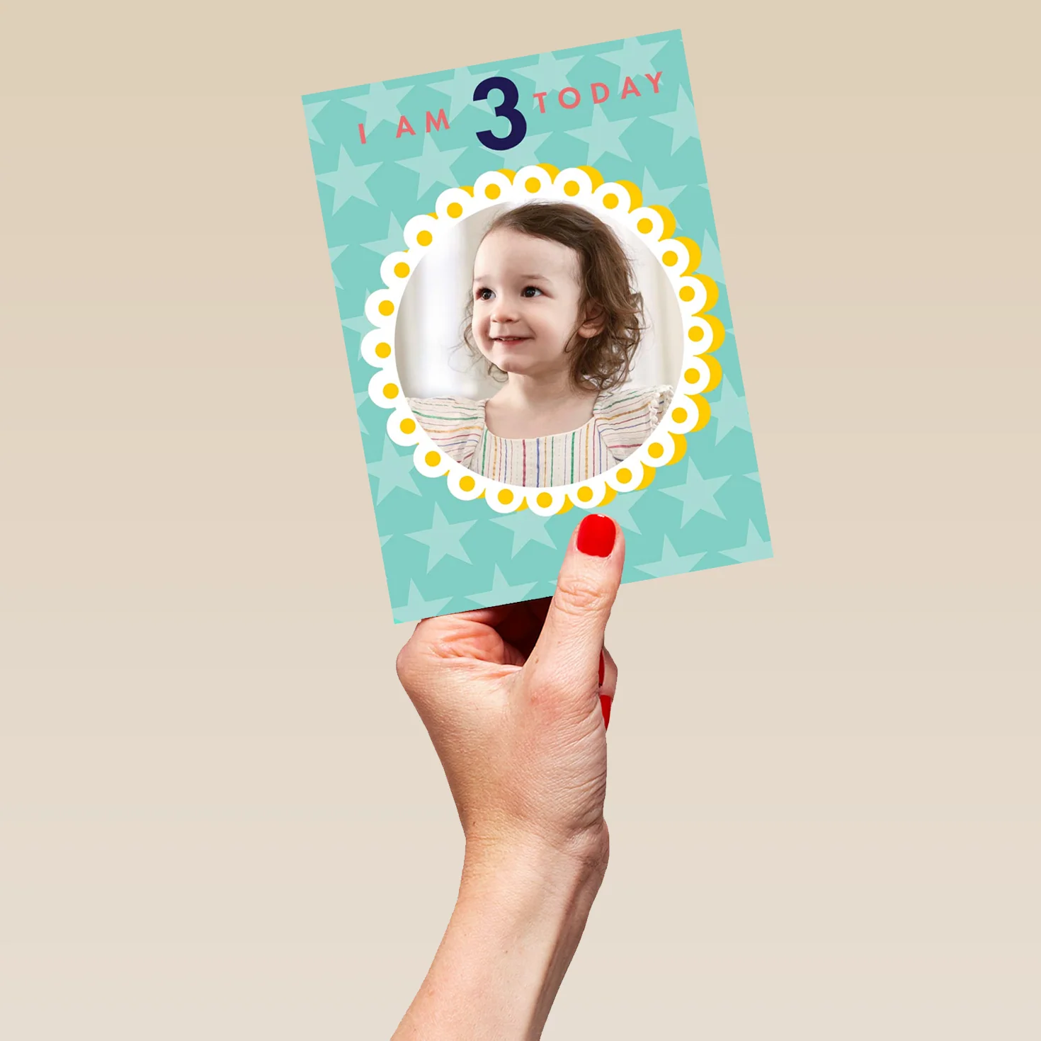 Personalised 3 Today Kids Birthday Card - Image 5