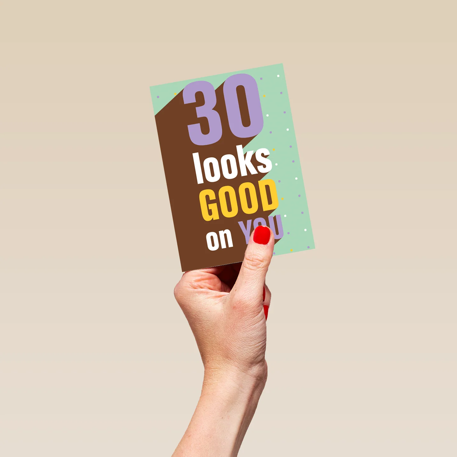 Personalised 30 Looks Good On You Birthday Card - Image 4