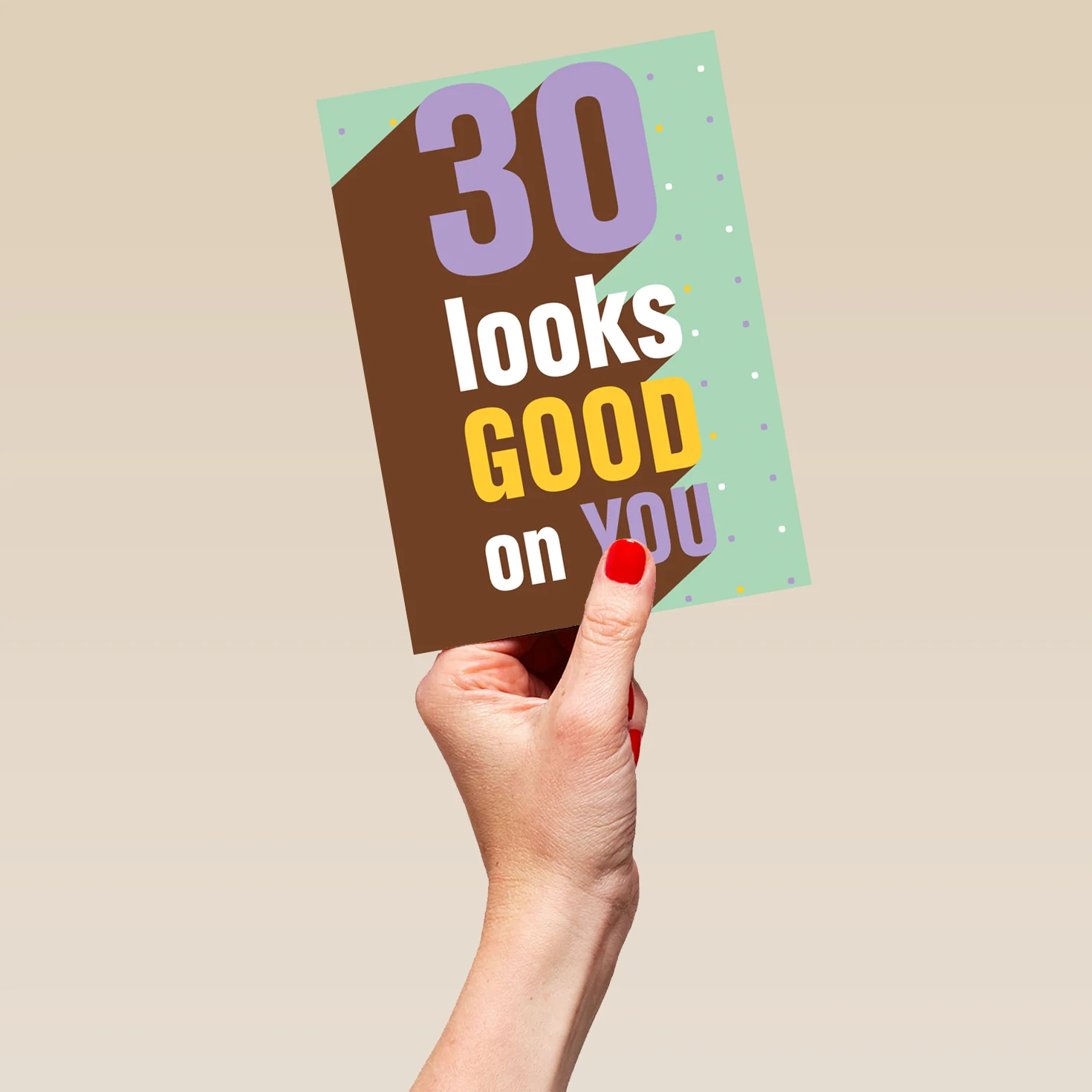 Personalised 30 Looks Good On You Birthday Card - Image 5