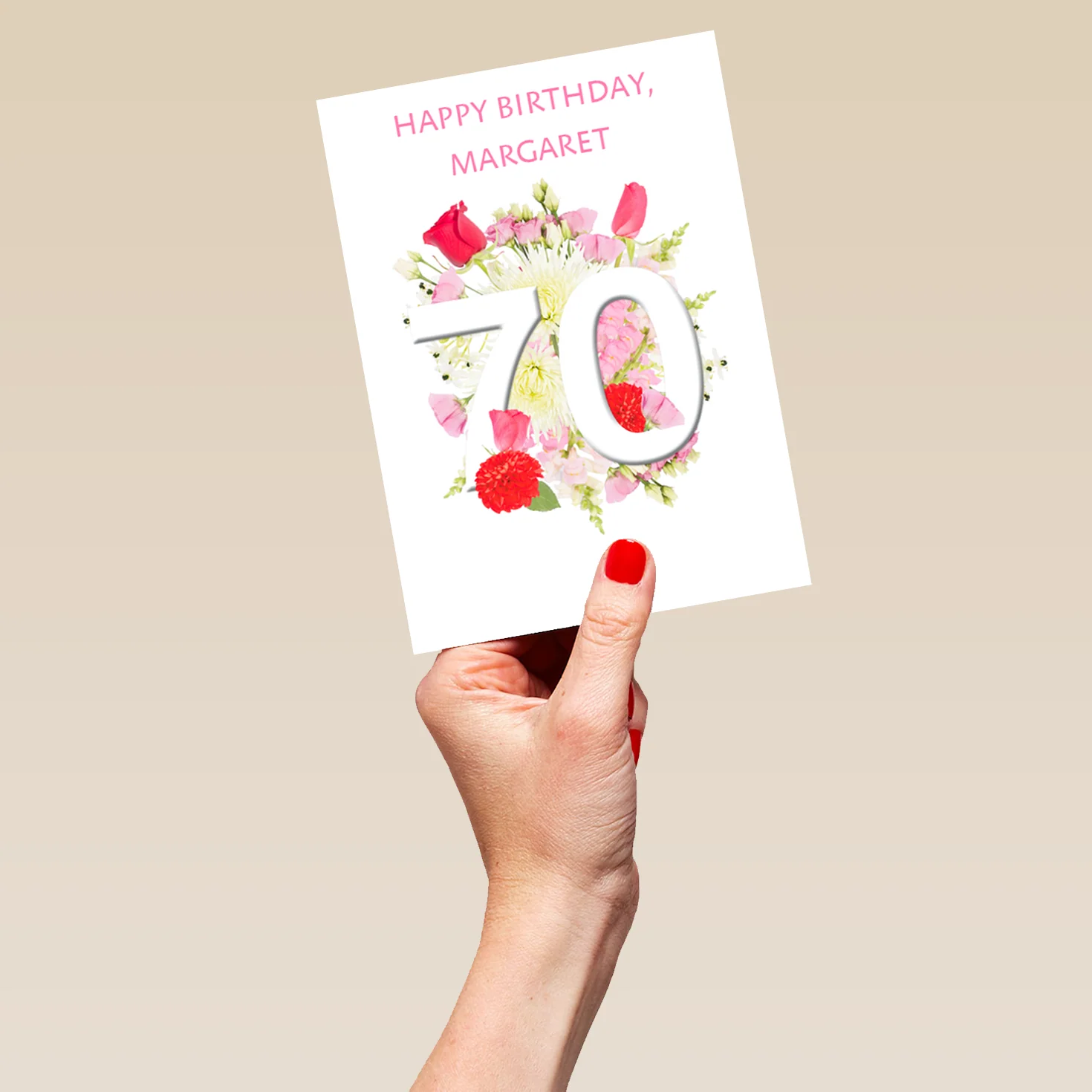 Personalised 70th Birthday Milestone Card - Image 5