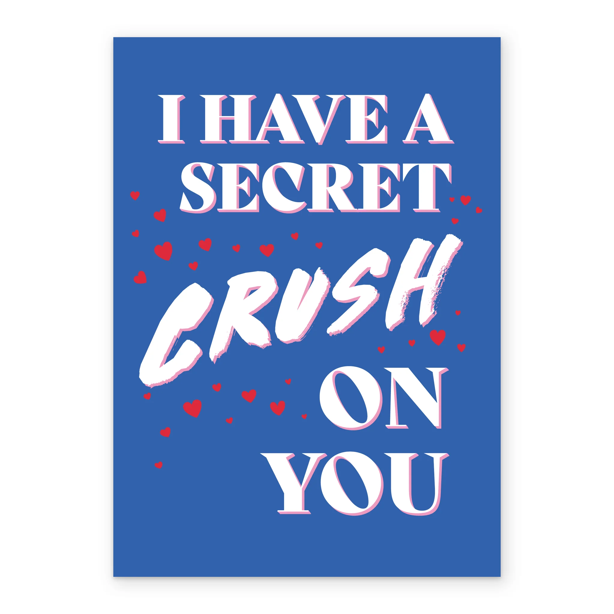 Personalised 'A Crush On You' Valentine's Day Card - Image 2