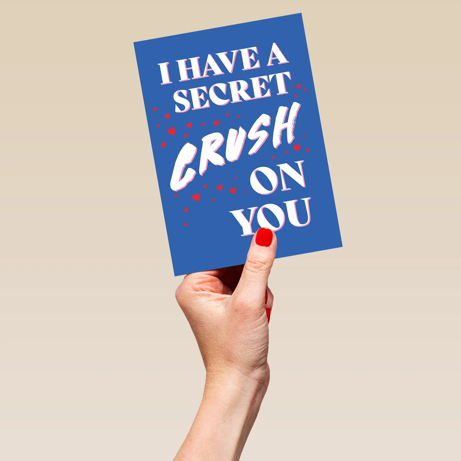 Personalised 'A Crush On You' Valentine's Day Card - Image 5