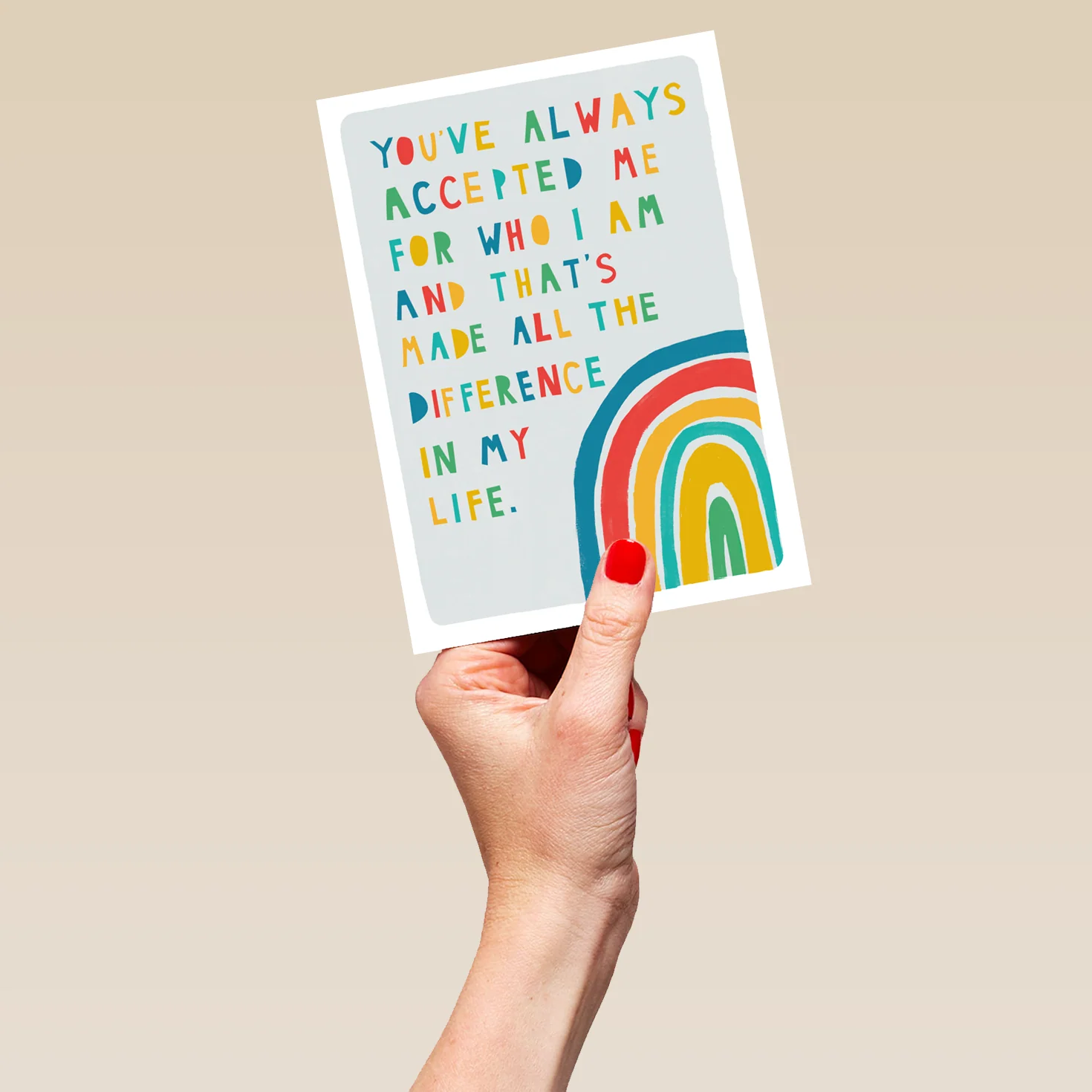 Personalised Accepted Me Birthday Card - Image 5