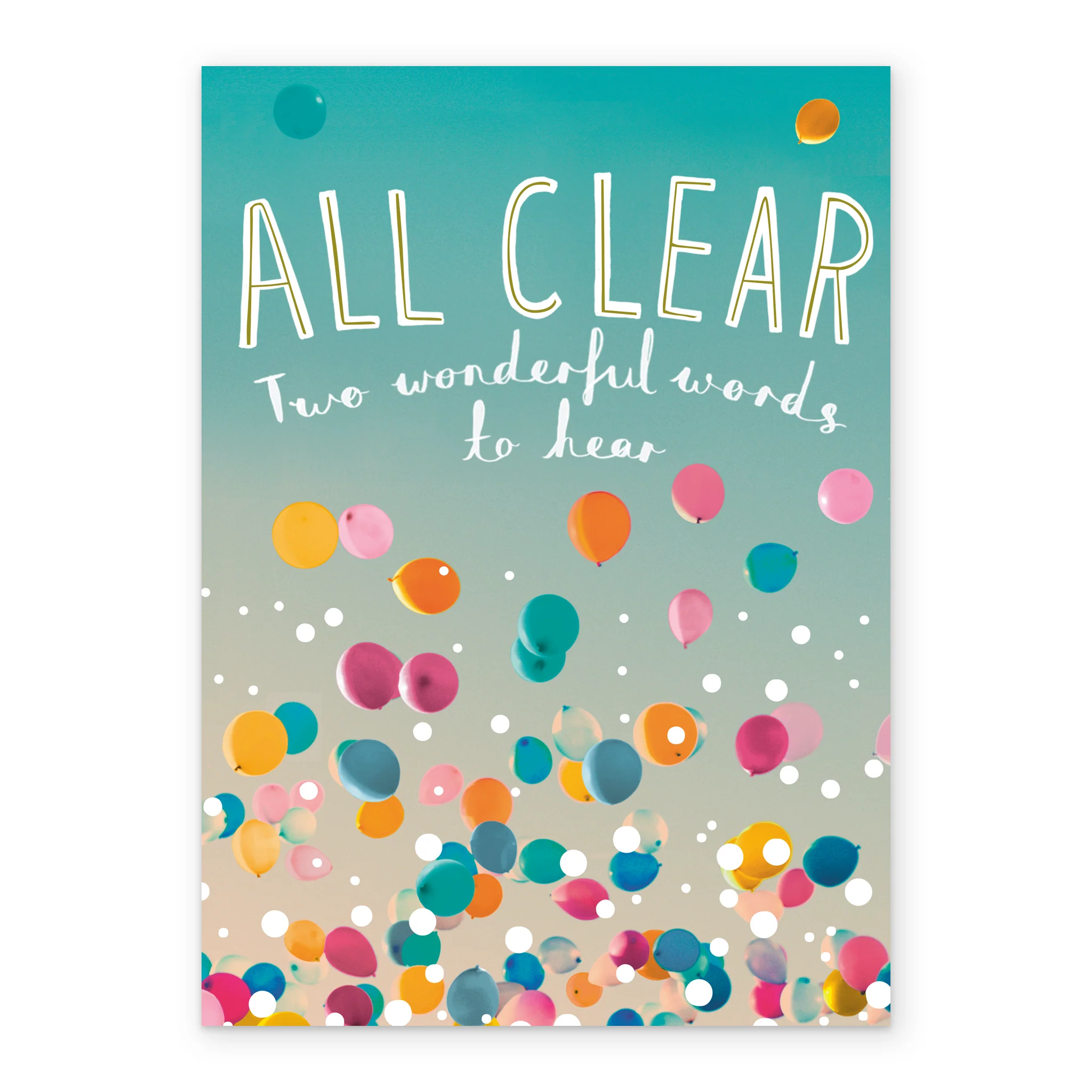 Personalised All Clear Congratulations State Of Kind Card - Image 2
