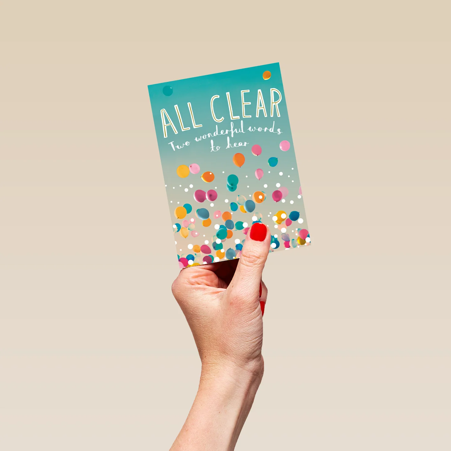 Personalised All Clear Congratulations State Of Kind Card - Image 4