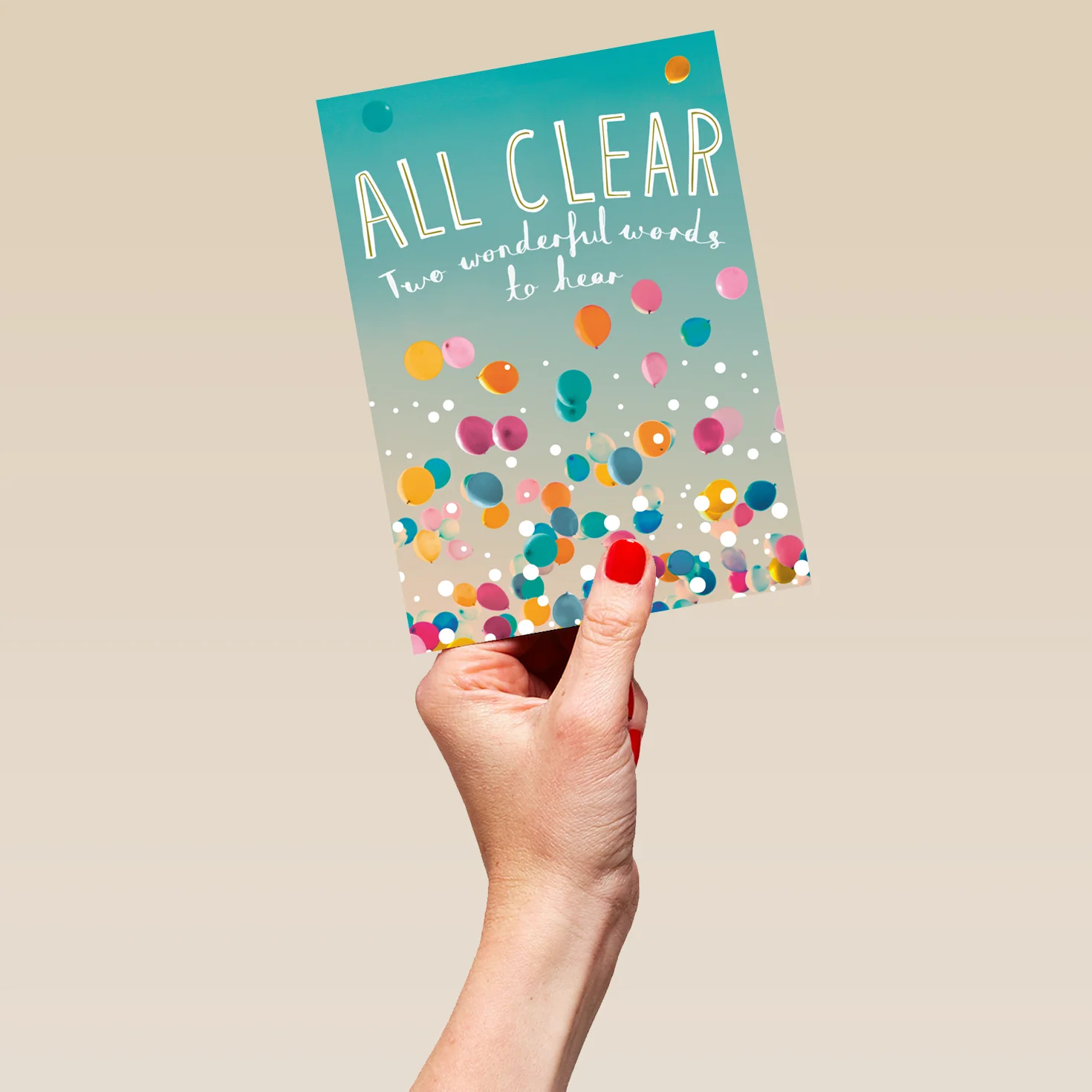 Personalised All Clear Congratulations State Of Kind Card - Image 5