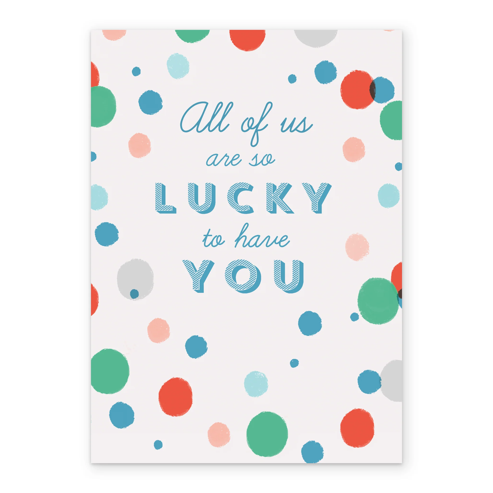 Personalised All of Us So Lucky To Have You Mother's Day Card - Image 2
