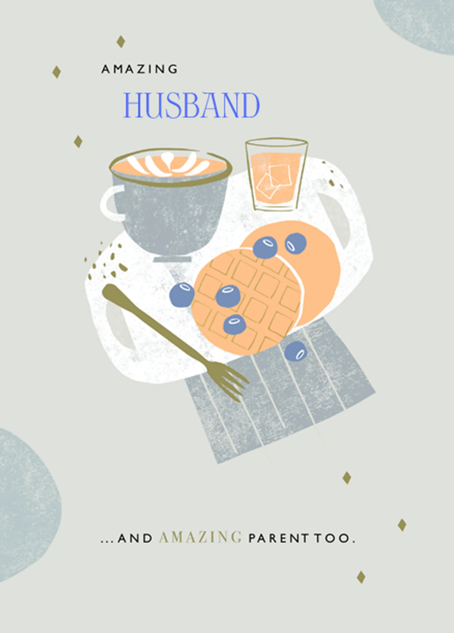 Personalised Amazing Husband & Parent Father's Day Card