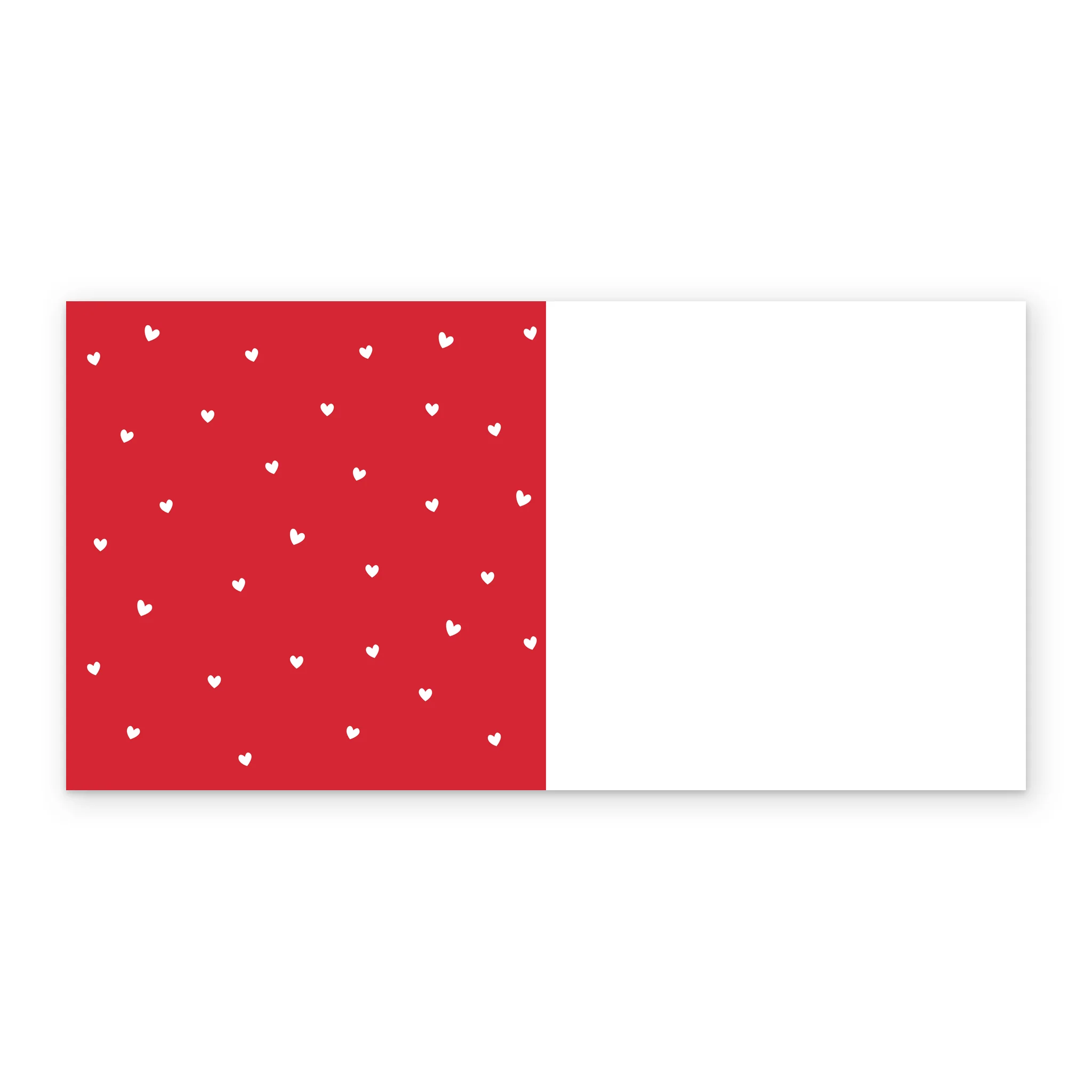 Personalised & Editable Hedgehog & Hearts Valentine's Day Card - Image 3