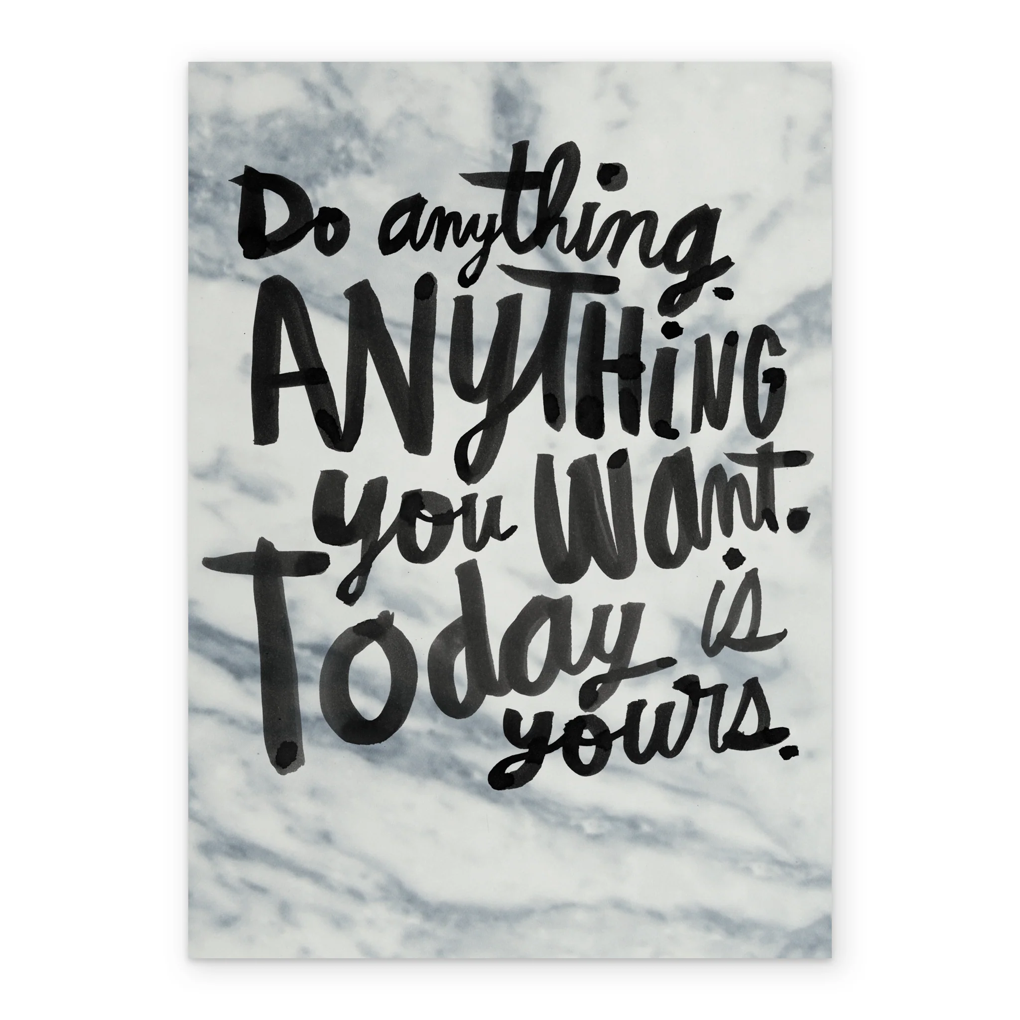 Personalised Anything Is Yours Today Motivation Card - Image 2
