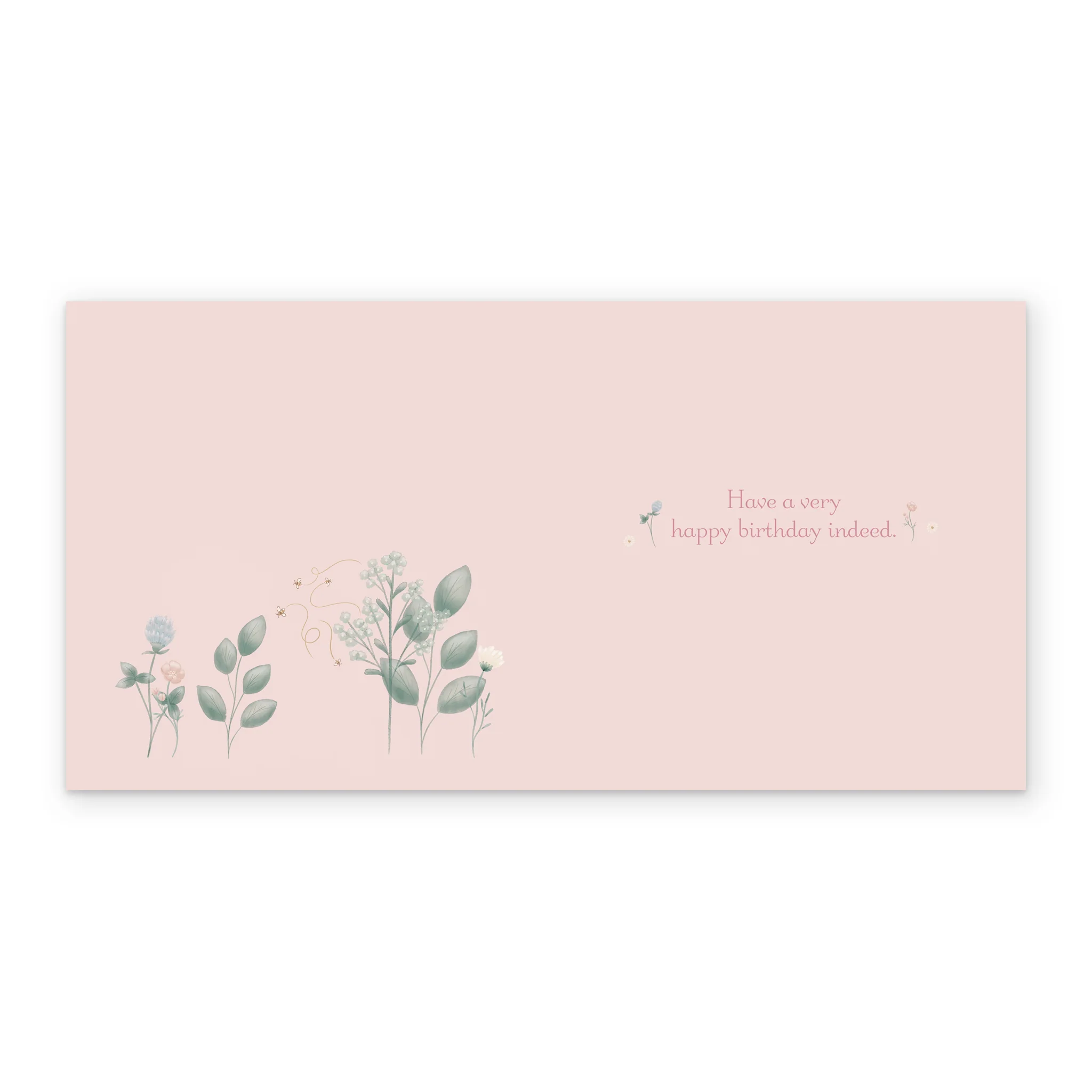 Personalised Auntie Pink Floral Winnie the Pooh Birthday Card - Image 3