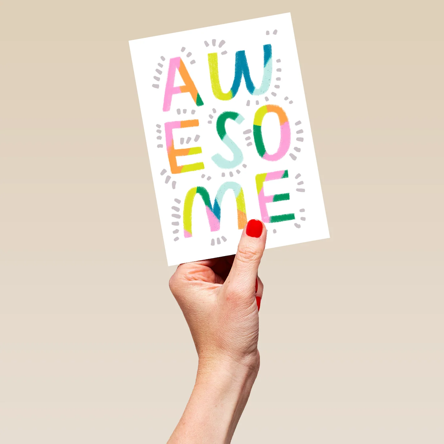 Personalised Awesome Card - Image 5
