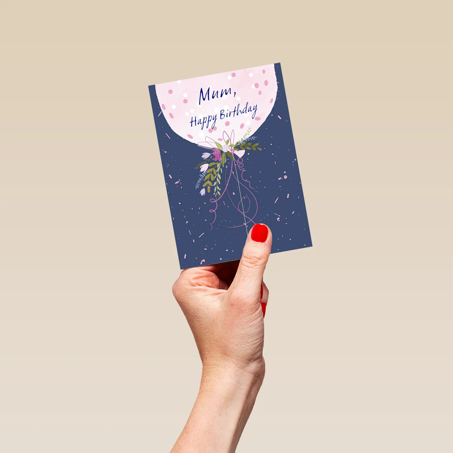 Personalised Balloon Birthday Card For Mum - Image 4