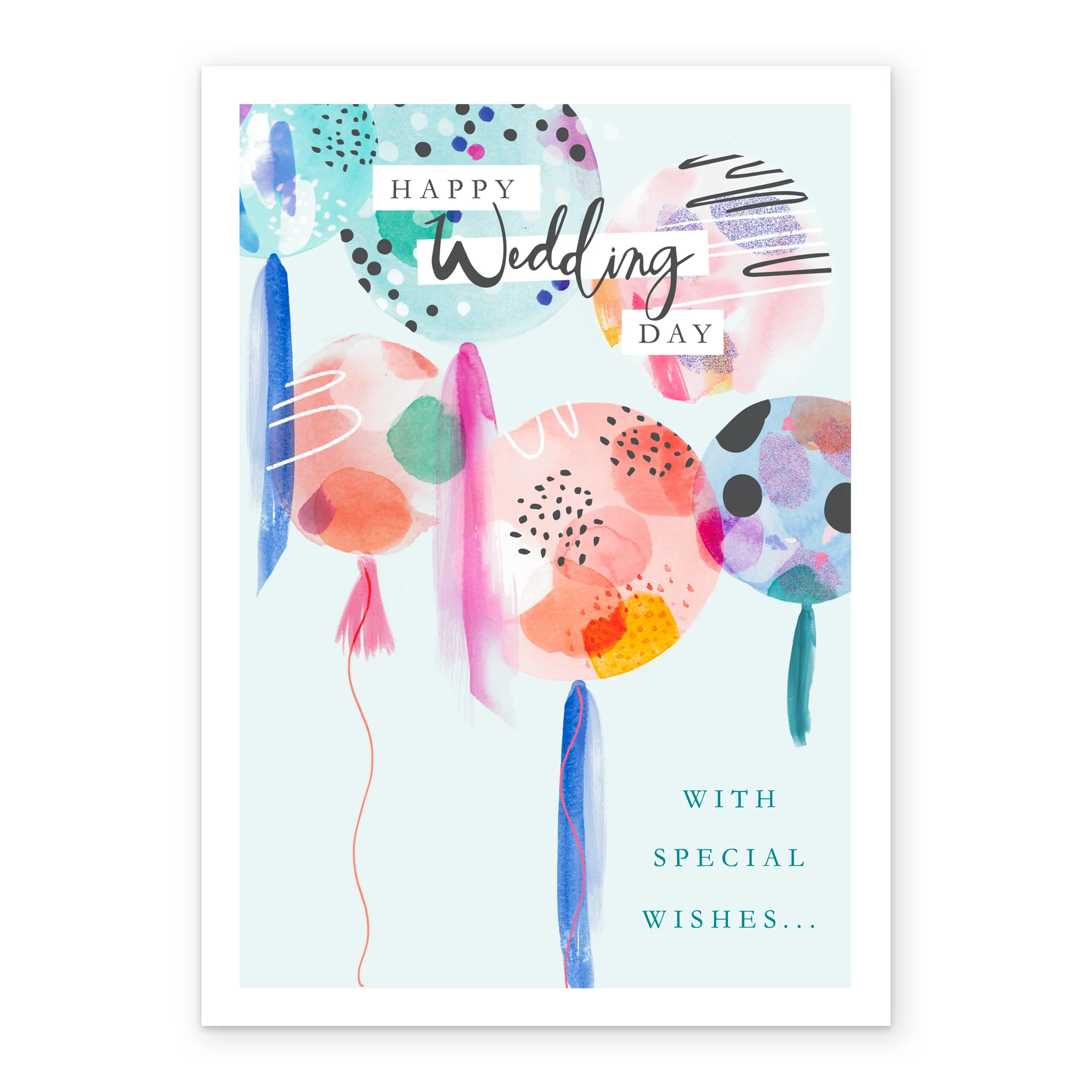 Personalised Balloons Wedding Card - Image 2