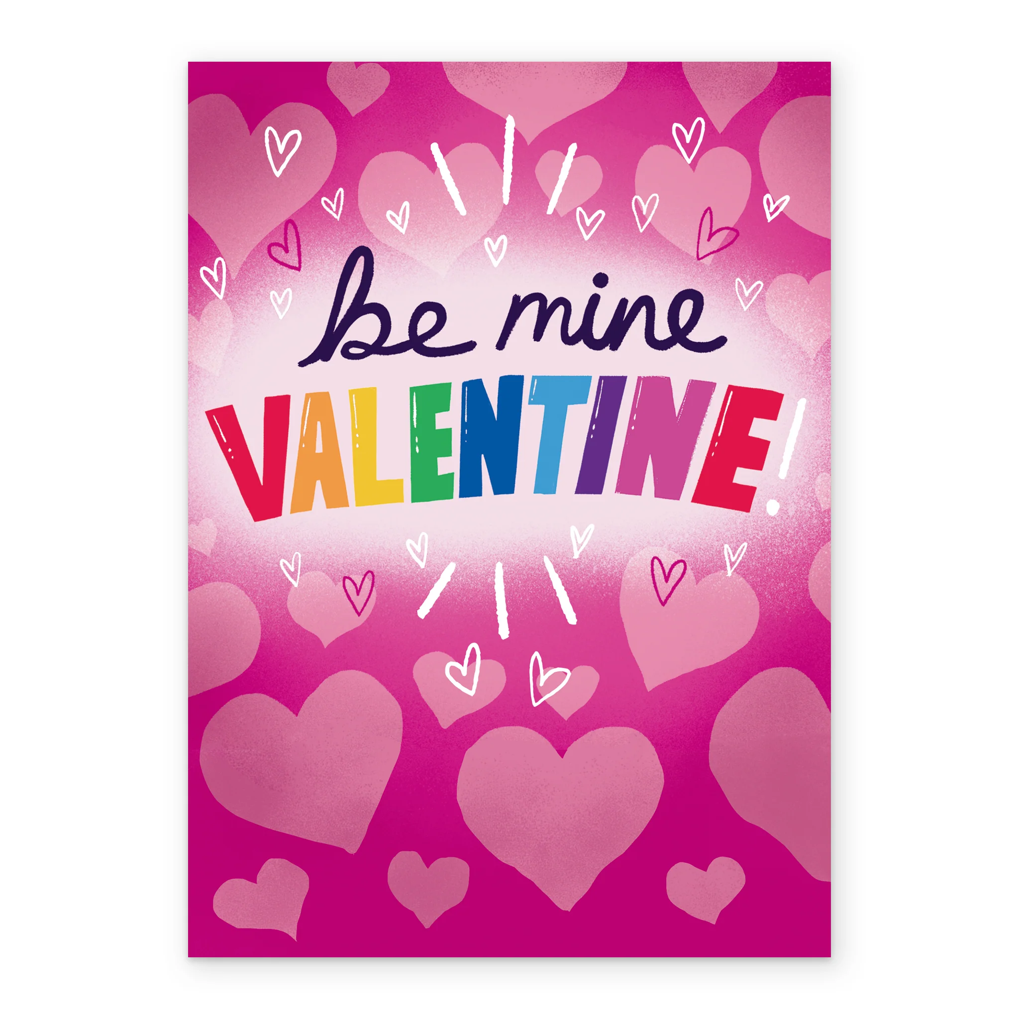 Personalised Be Mine Valentine Valentine's Day Card - Image 2
