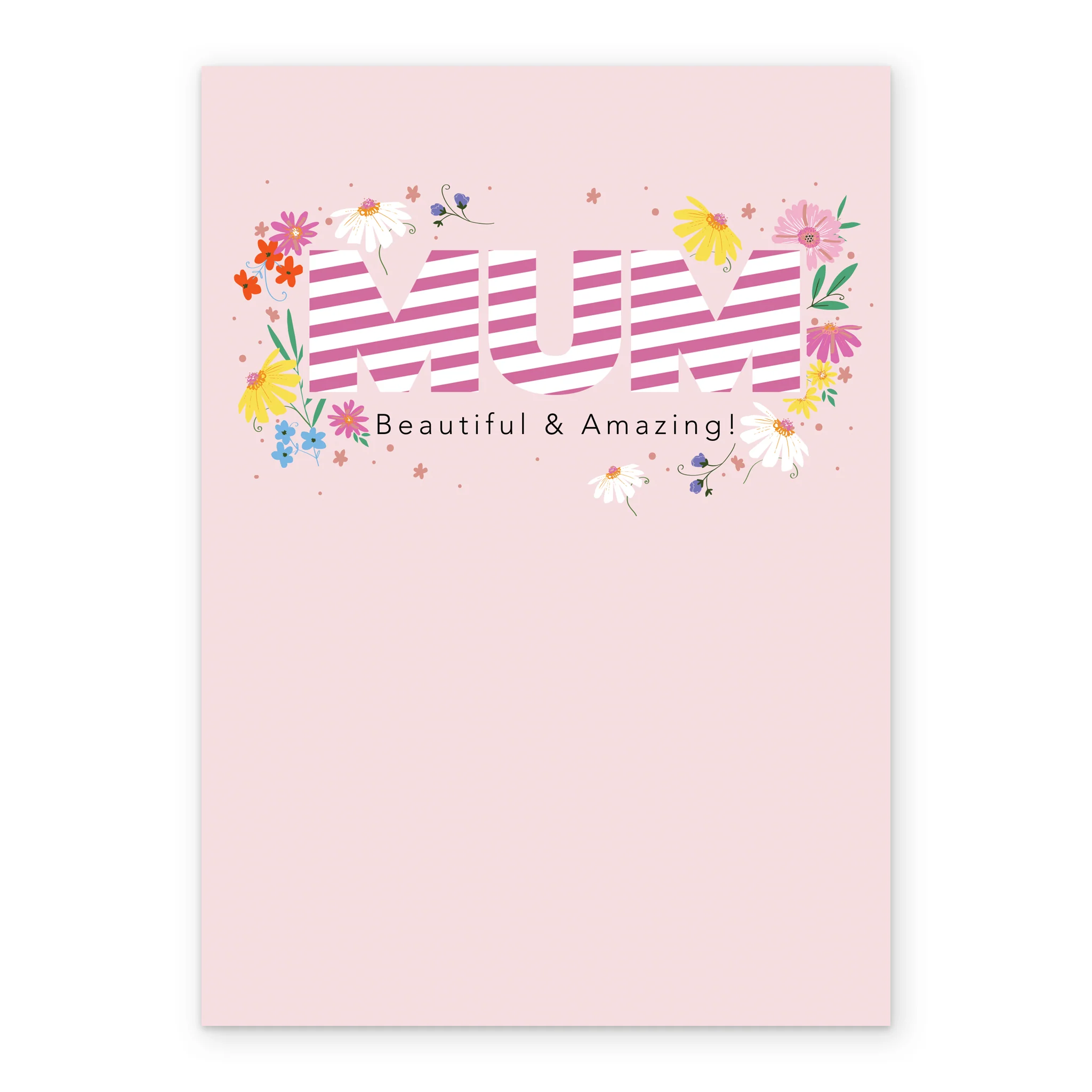 Personalised Beautiful Amazing Floral Mother's Day Card For Mum - Image 2