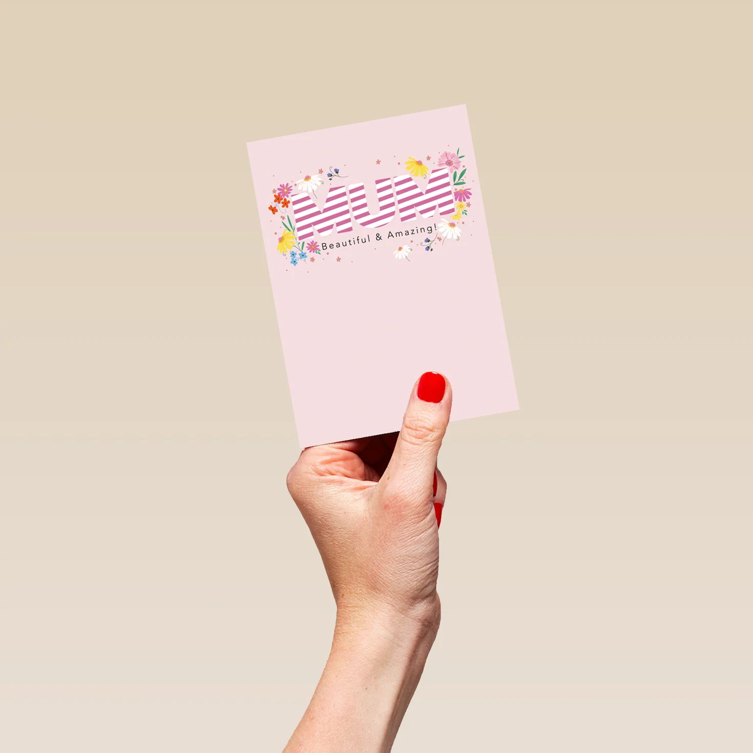 Personalised Beautiful Amazing Floral Mother's Day Card For Mum - Image 4