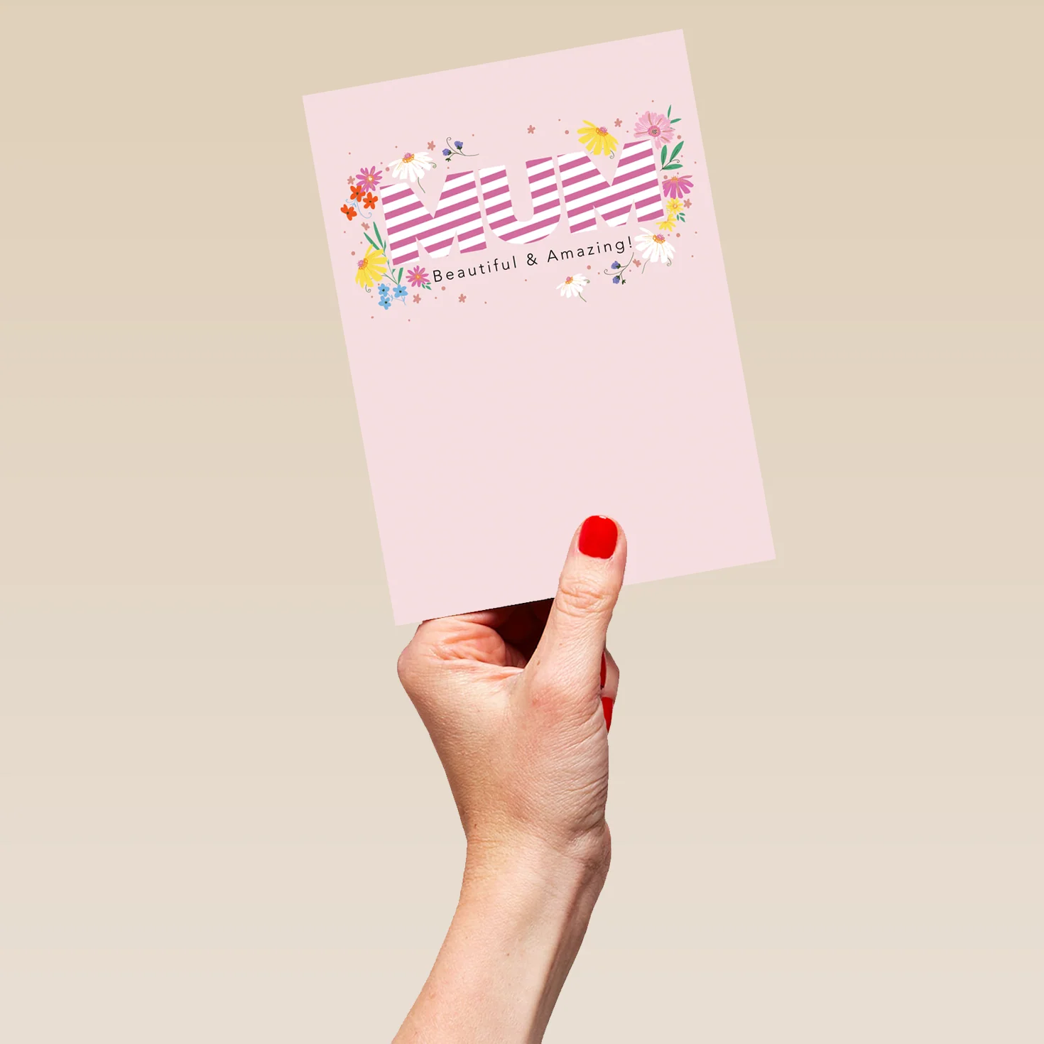 Personalised Beautiful Amazing Floral Mother's Day Card For Mum - Image 5