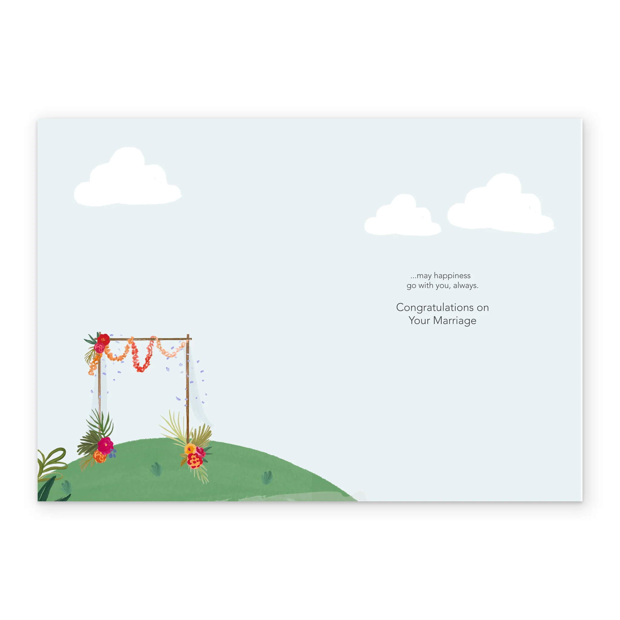 Personalised Beautiful Day Boho Congratulations On Your Wedding Card - Image 3