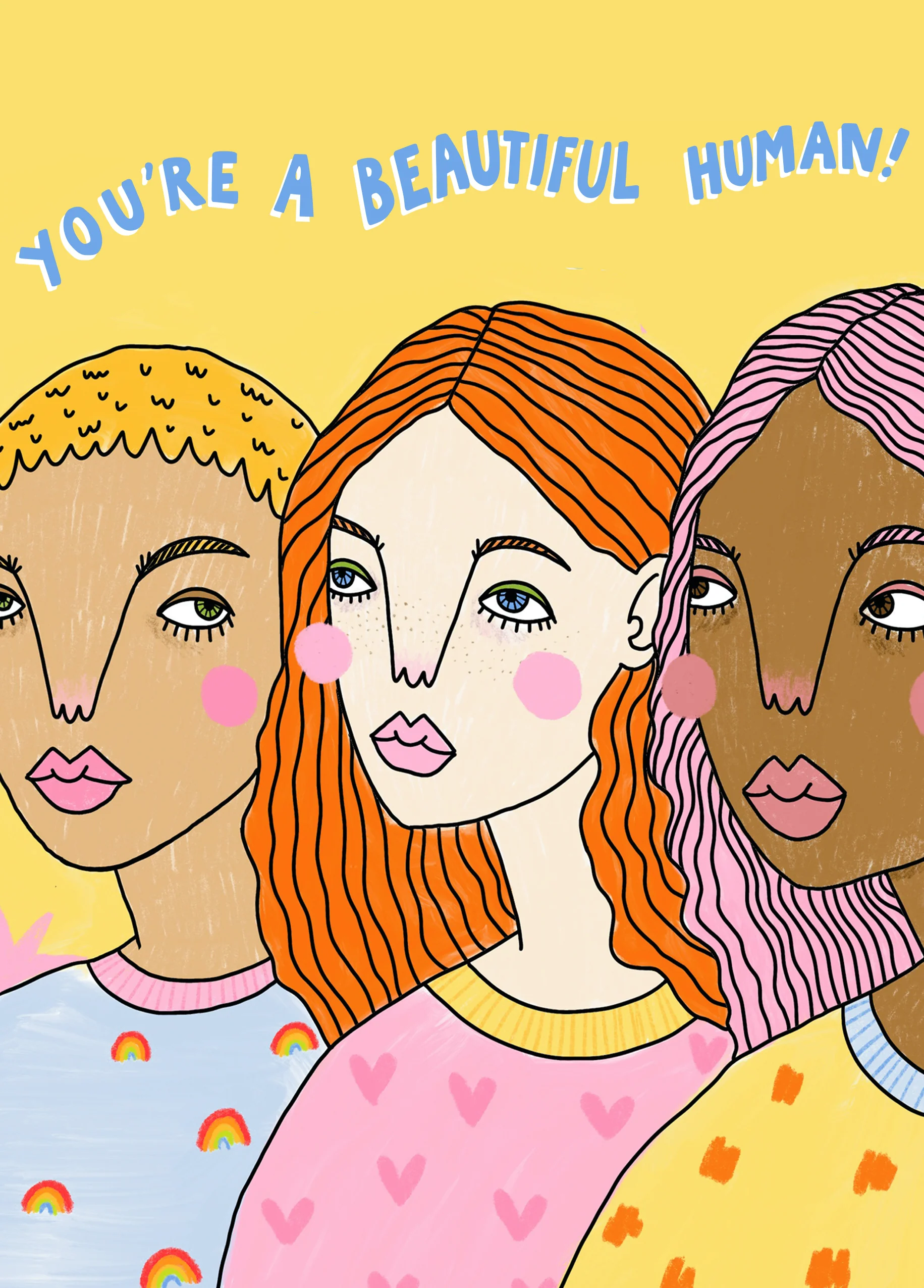 Personalised Beautiful People Support Card