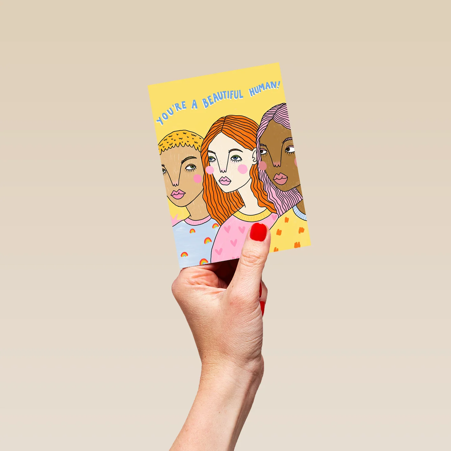 Personalised Beautiful People Support Card - Image 4