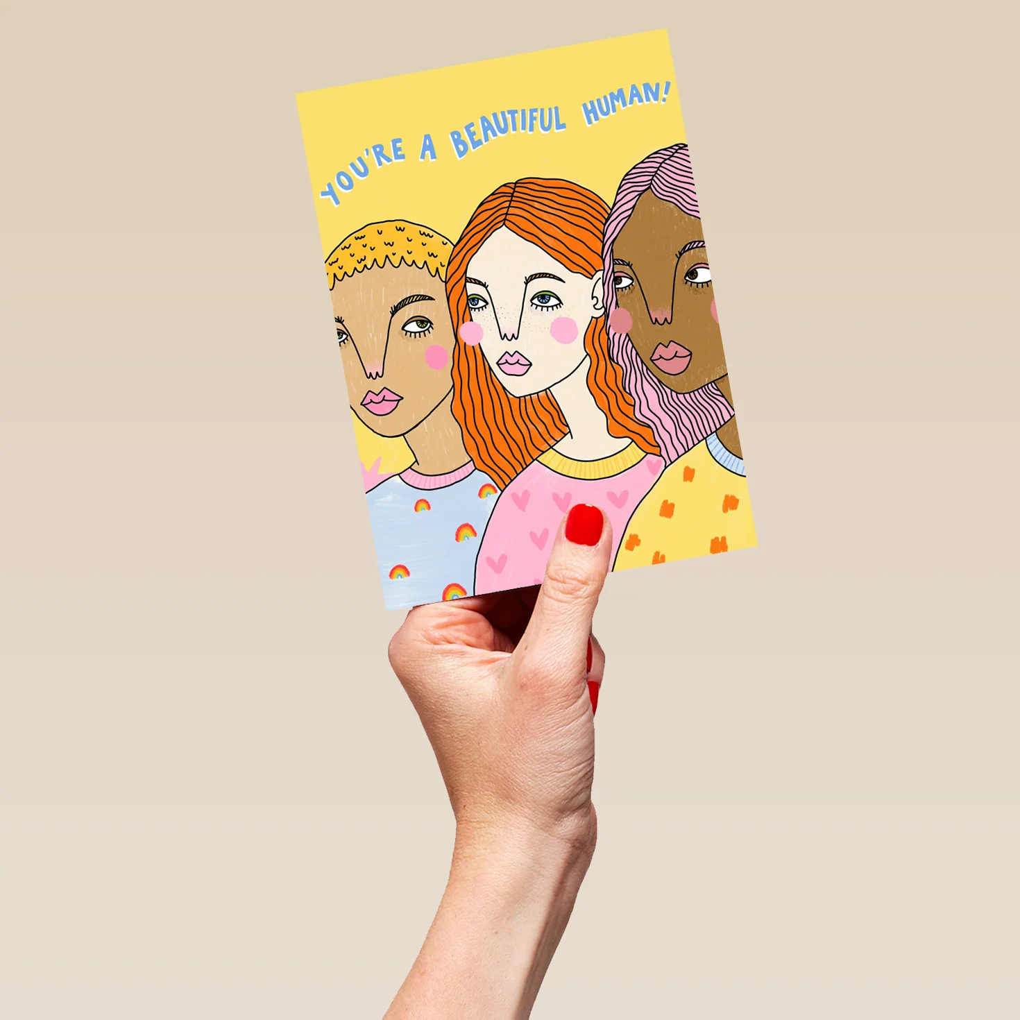 Personalised Beautiful People Support Card - Image 5