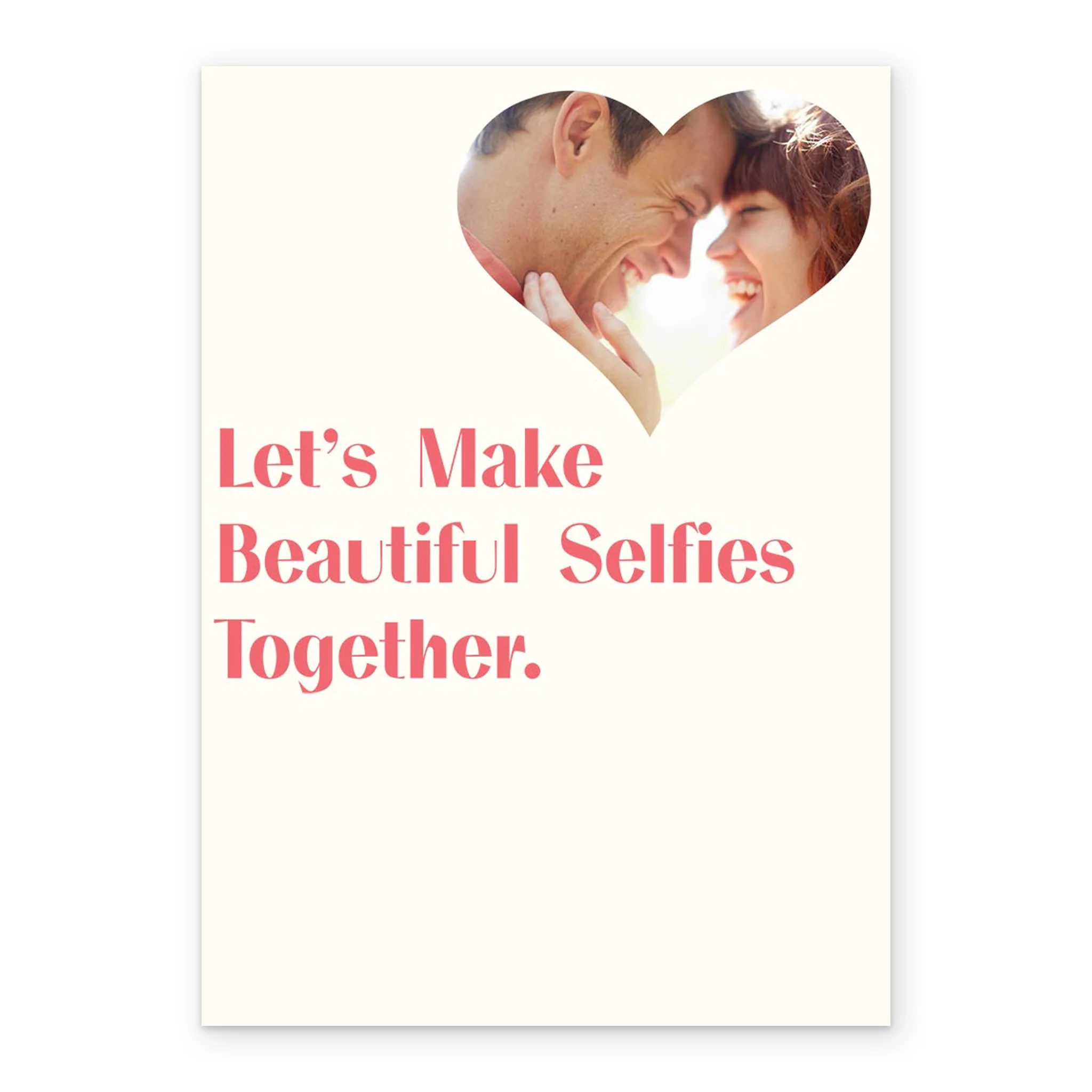 Personalised Beautiful Selfies Of Husband Card - Image 2