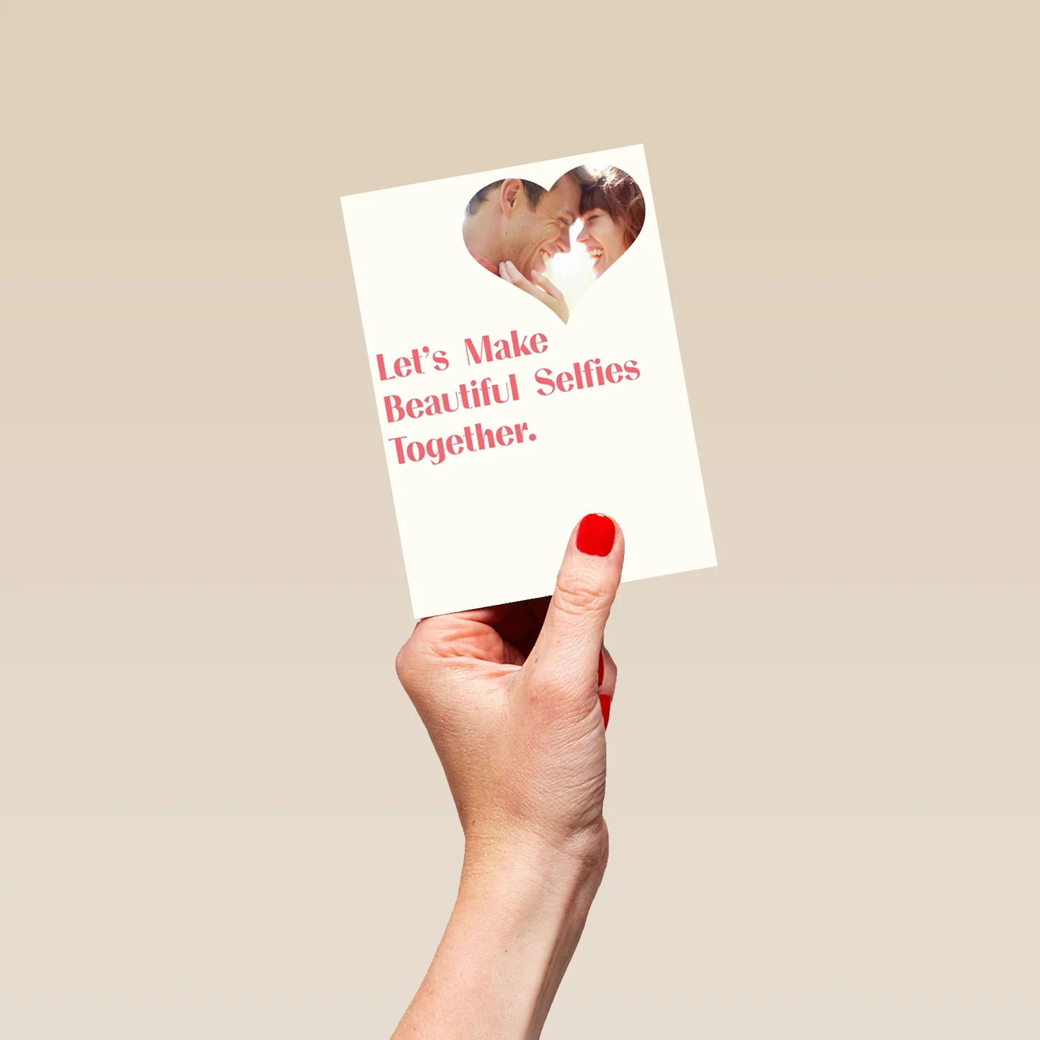Personalised Beautiful Selfies Of Husband Card - Image 4