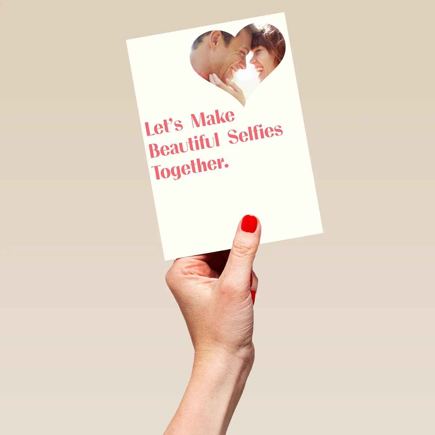 Personalised Beautiful Selfies Of Husband Card - Image 5