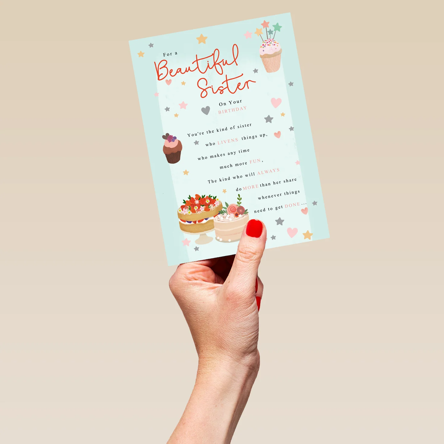 Personalised Beautiful Verse For Sister Card - Image 5