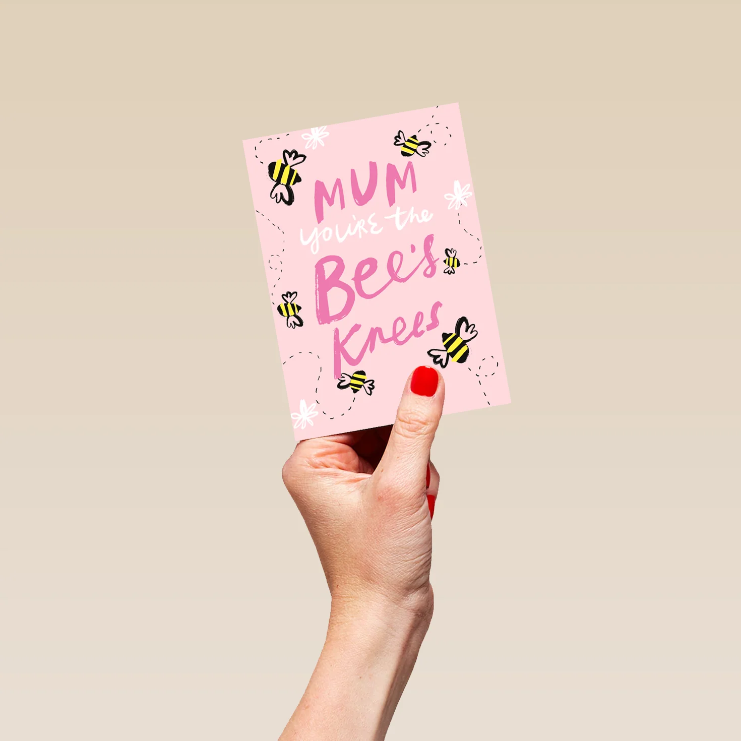 Personalised Bees Knees Mother's Day Card For Mum - Image 4