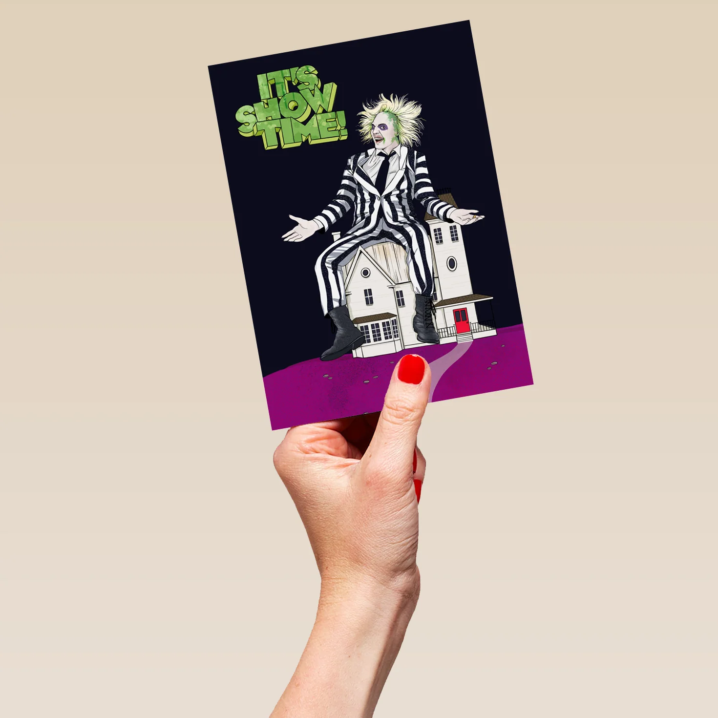 Personalised Beetlejuice Beetlejuice Halloween Card - Image 5